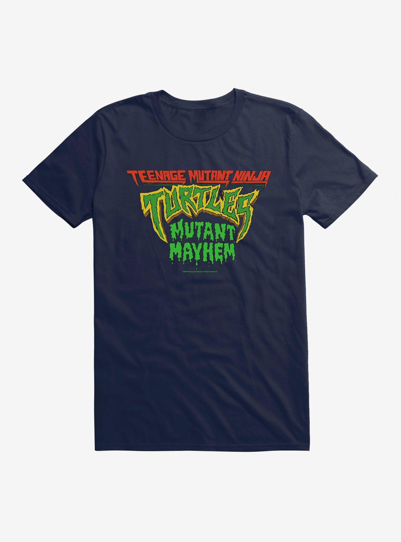 Teenage Mutant Ninja Turtles: Mutant Mayhem Movie Logo T-Shirt, MIDNIGHT NAVY, hi-res