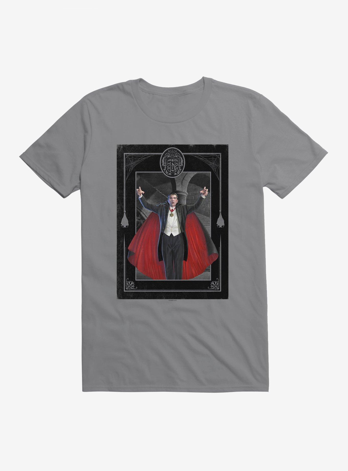 Universal Monsters Dracula In The Castle T-Shirt, STORM GREY, hi-res