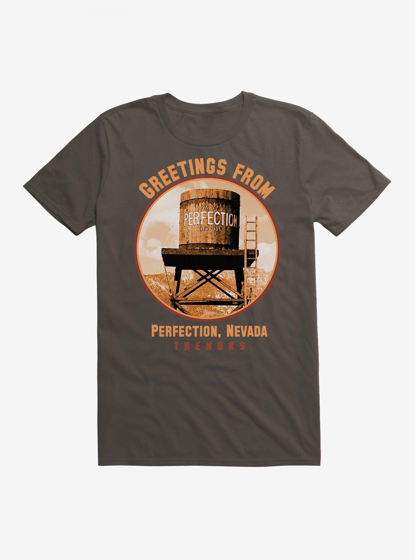 Tremors Greetings From Perfection T-Shirt, SMOKE, hi-res