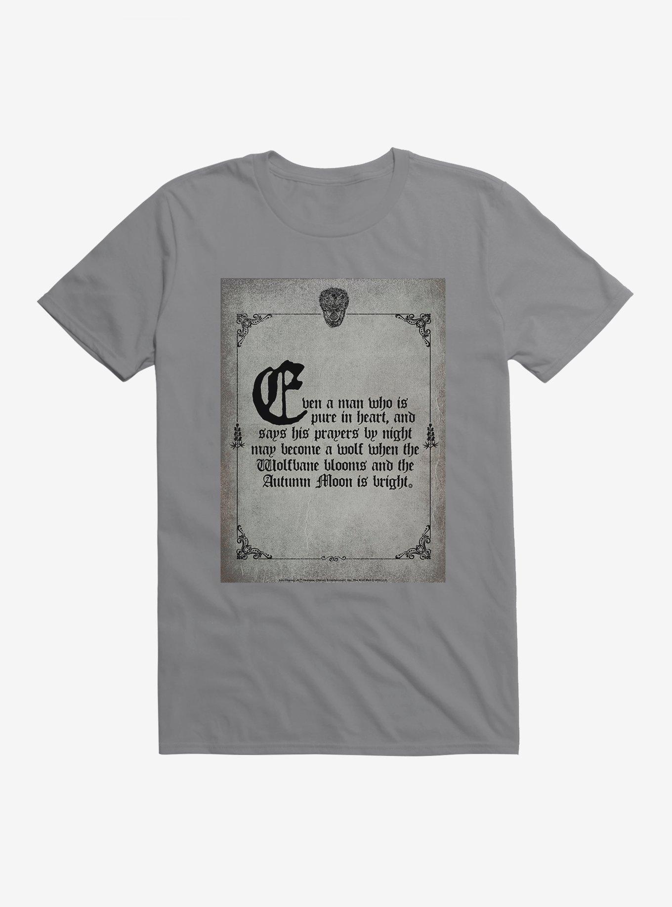 The Wolf Man Pure In Heart T-Shirt, STORM GREY, hi-res