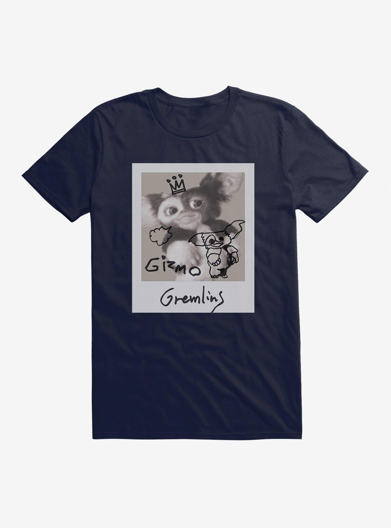 Gremlins Gizmo Black And White Polaroid T-Shirt, , hi-res