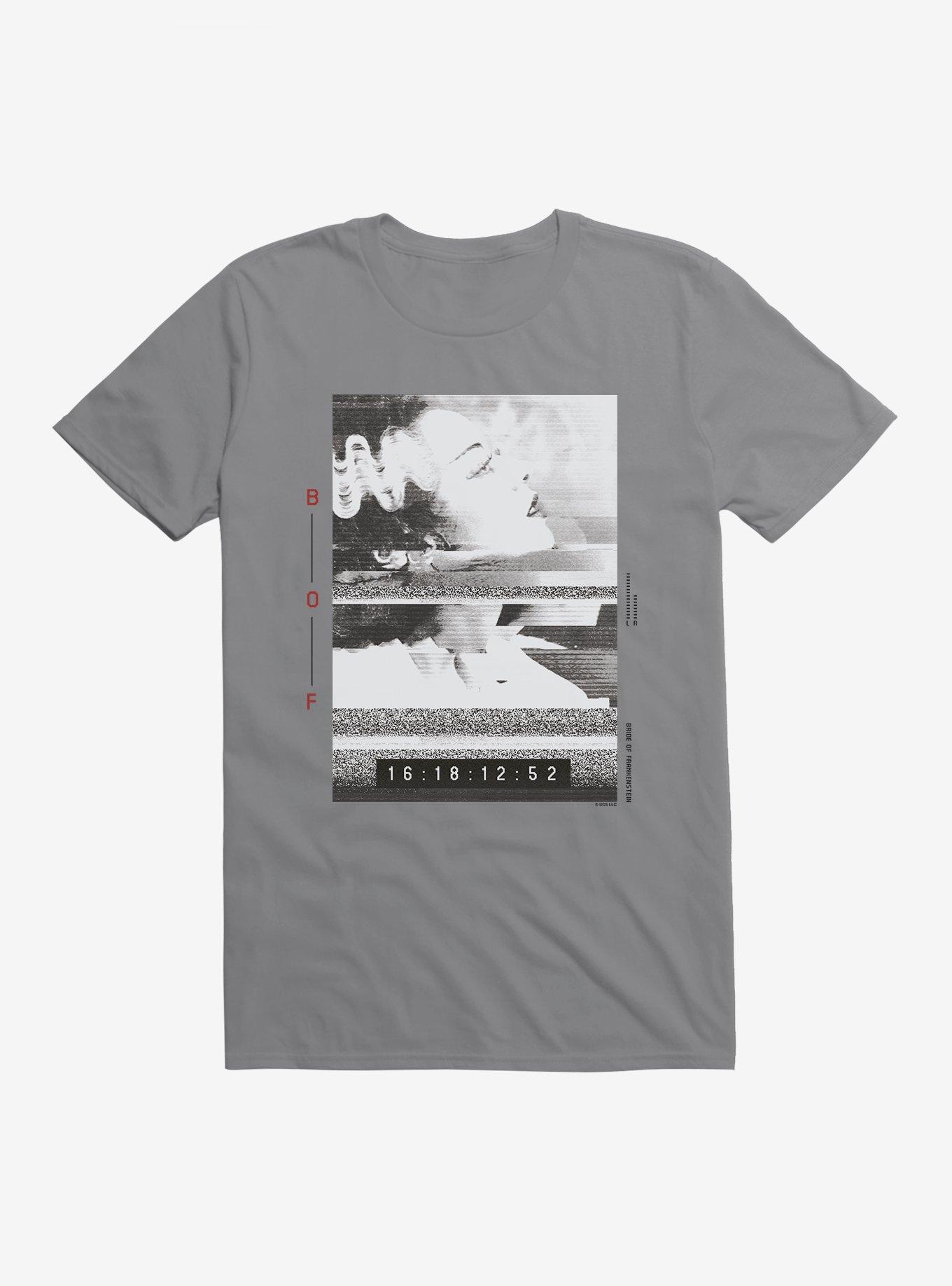 Universal Monsters Bride Of Frankenstein Screen Glitch T-Shirt, , hi-res