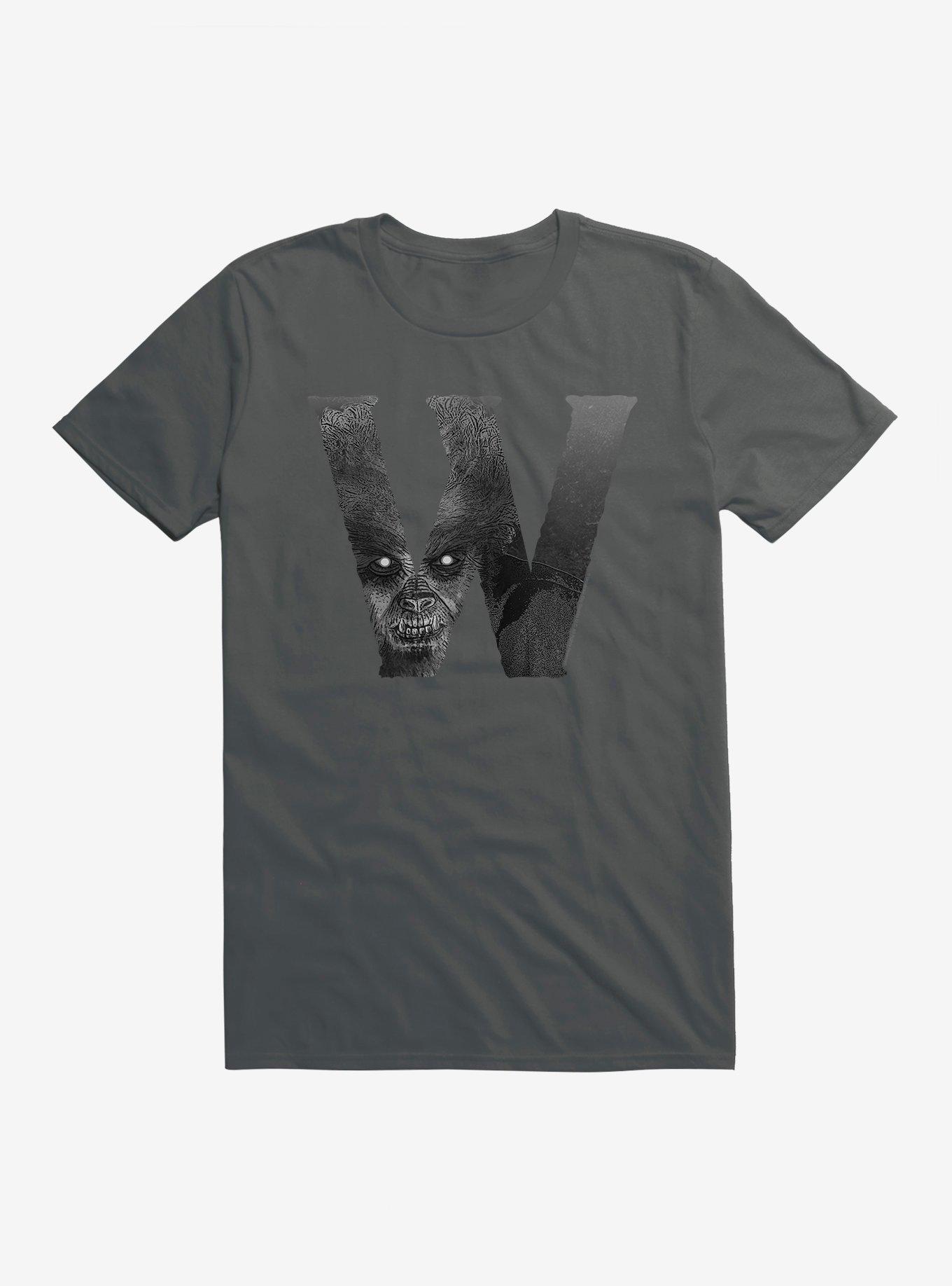 Universal Monsters The Wolf Man Werewolf Script Fill T-Shirt, , hi-res