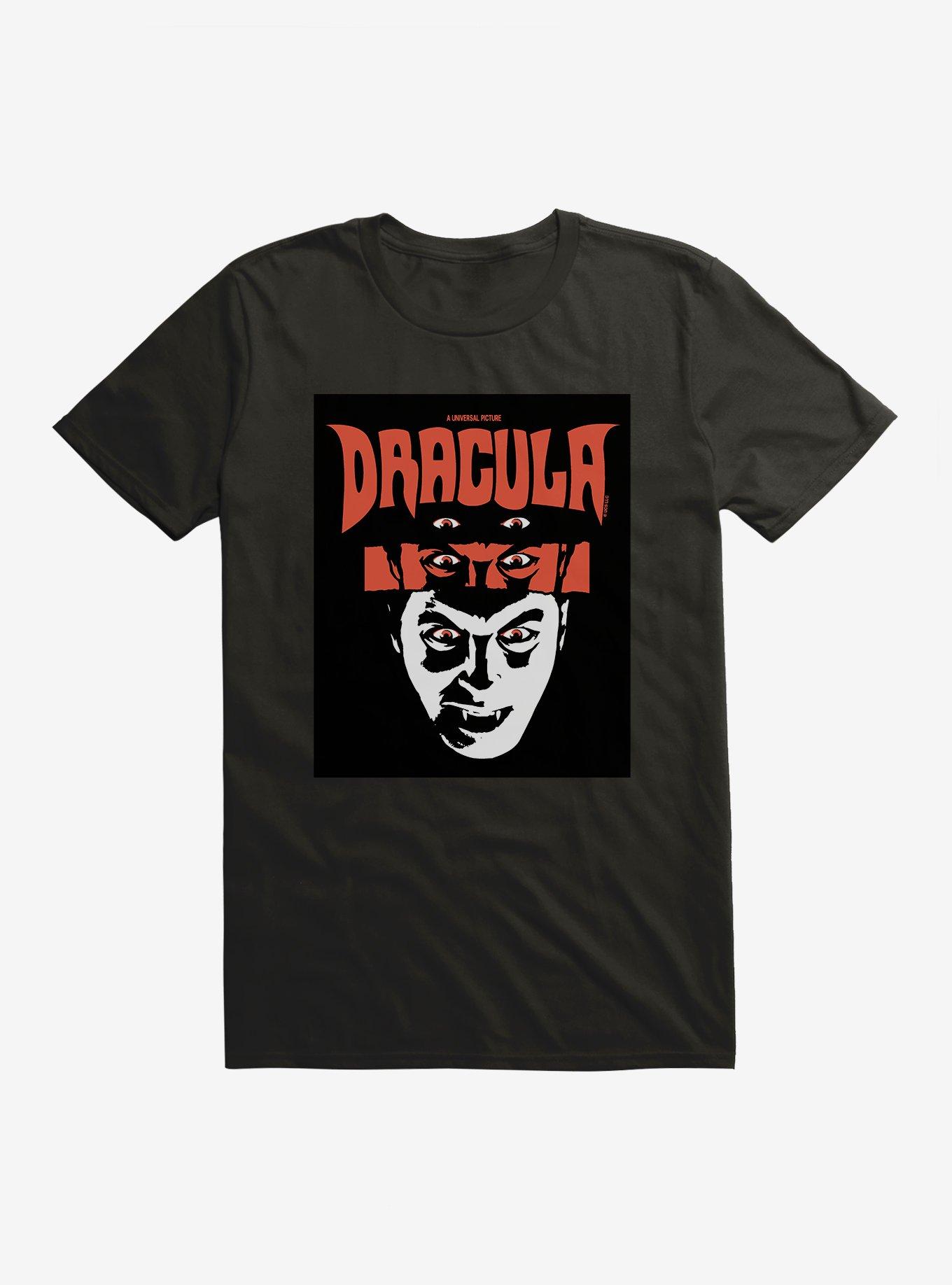 Dracula Deadly Gaze T-Shirt, BLACK, hi-res