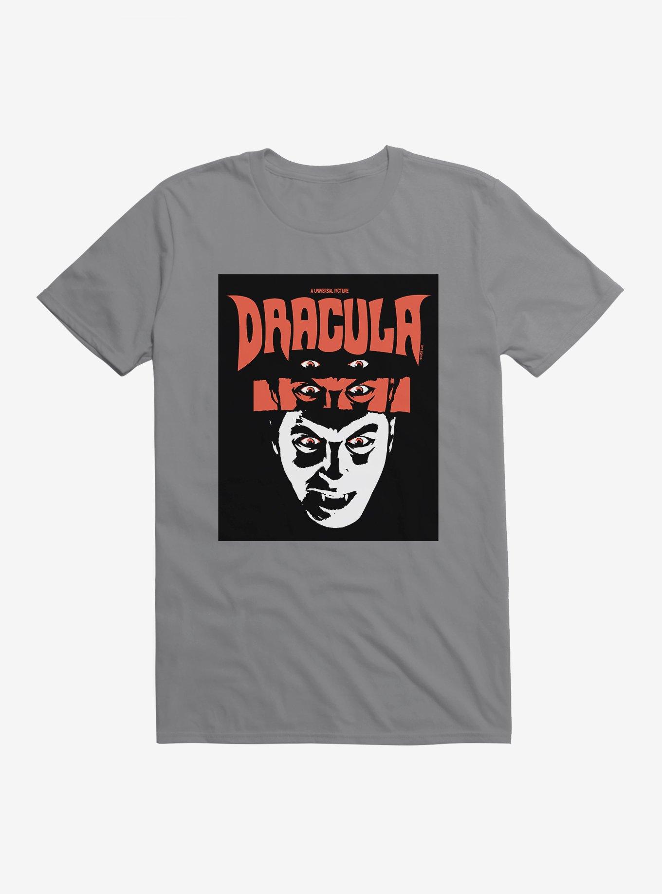 Dracula Deadly Gaze T-Shirt, STORM GREY, hi-res