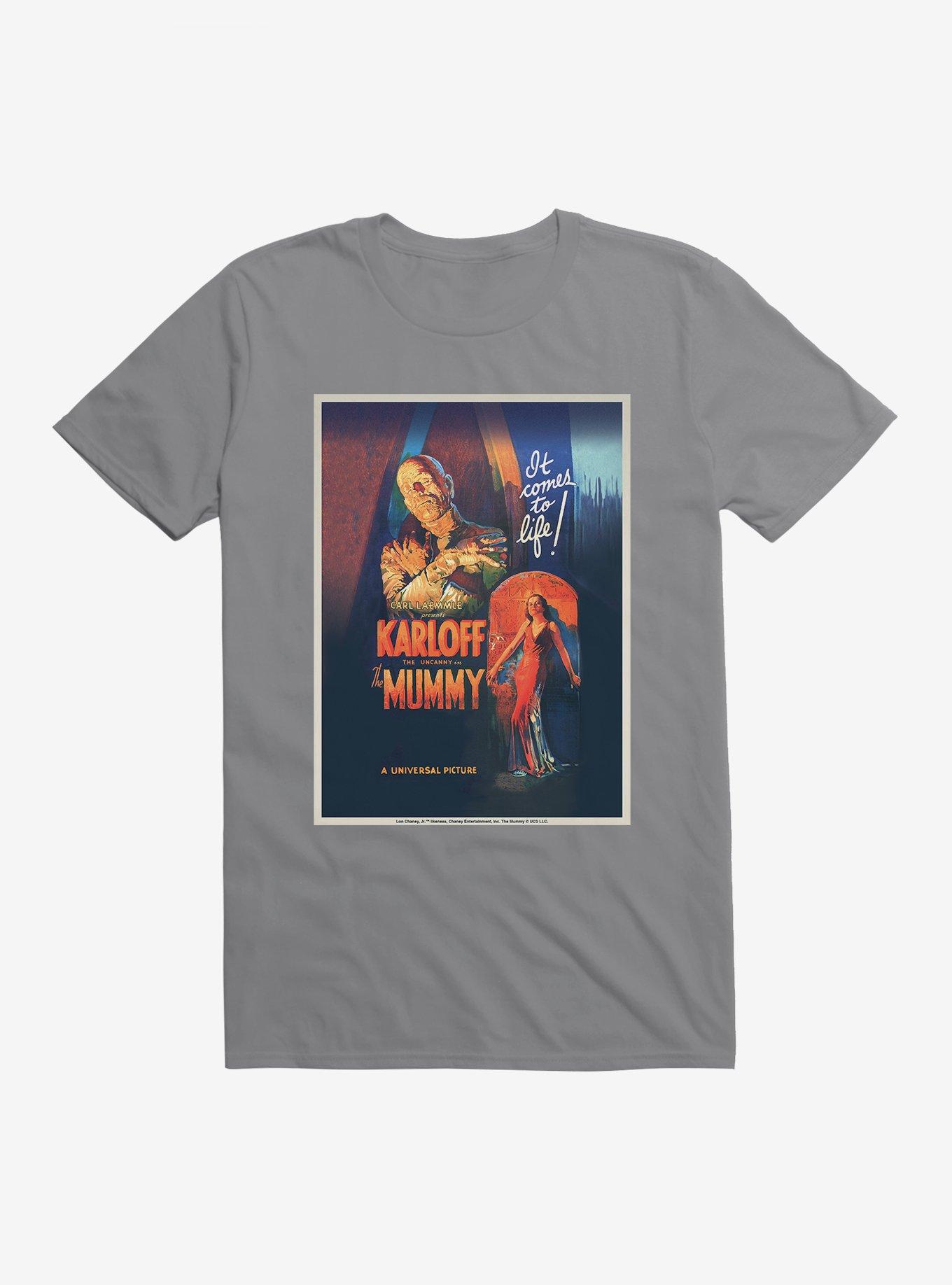 Universal Monsters The Mummy Laemmle Movie Poster T-Shirt, , hi-res