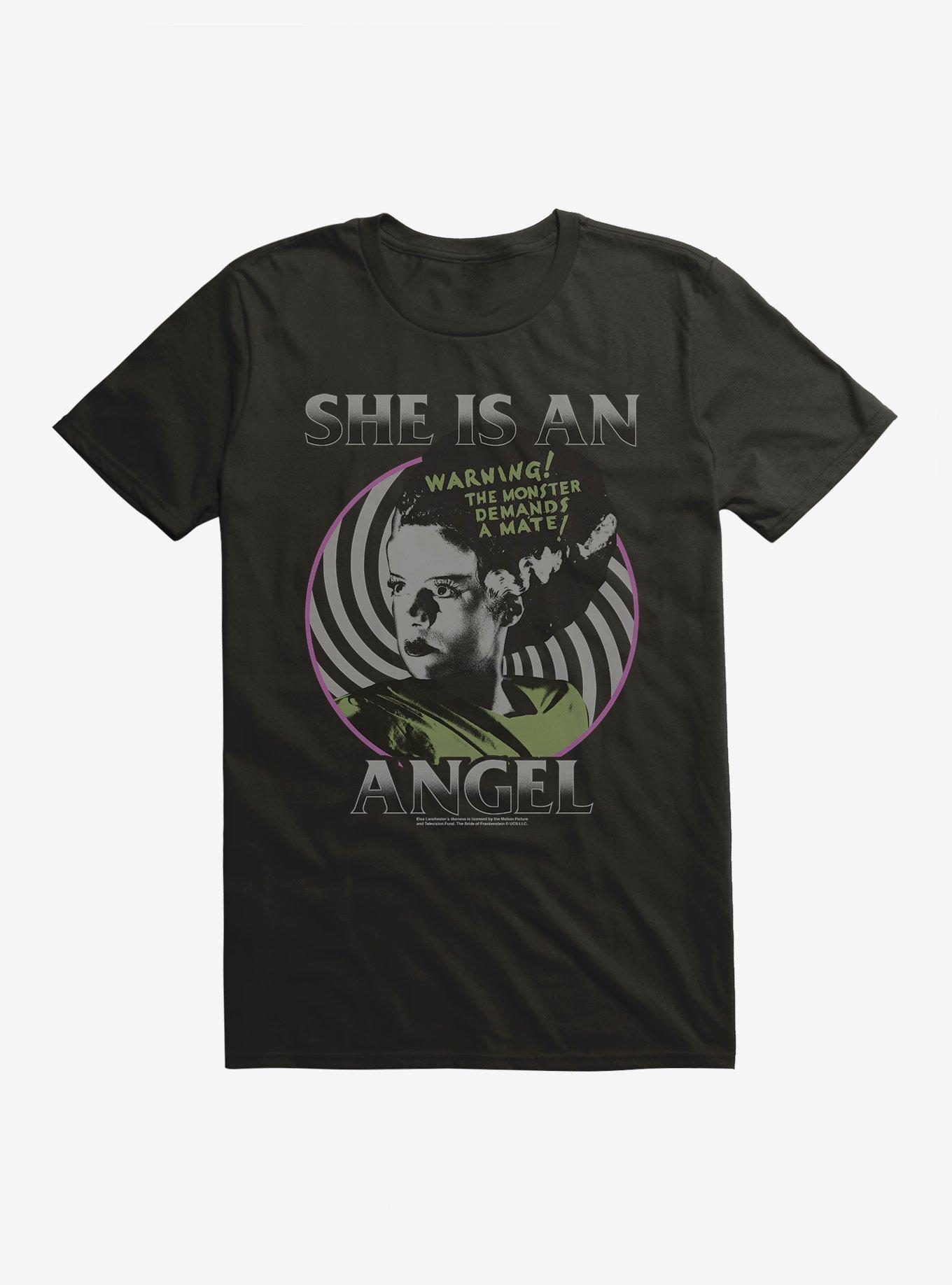 Universal Monsters Bride Of Frankenstein Angel T-Shirt, , hi-res