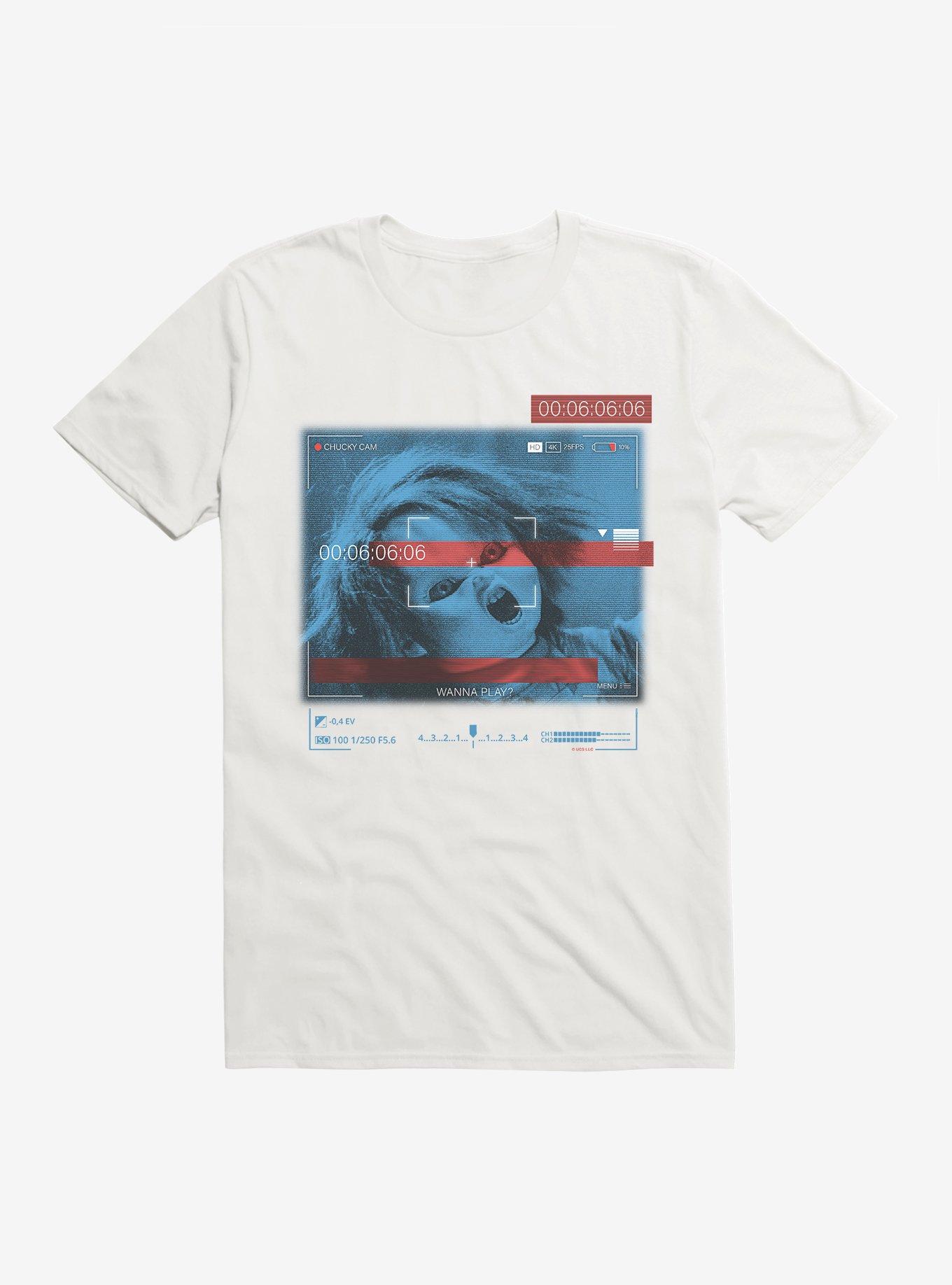 Chucky 666 Chucky Cam T-Shirt, WHITE, hi-res