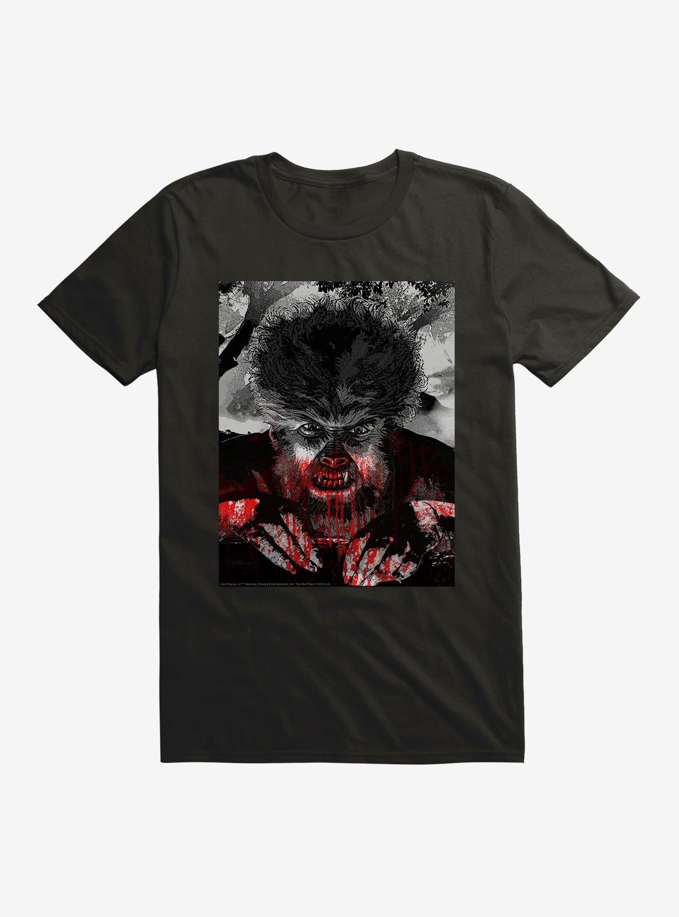 The Wolf Man Autumn Moon T-Shirt, , hi-res