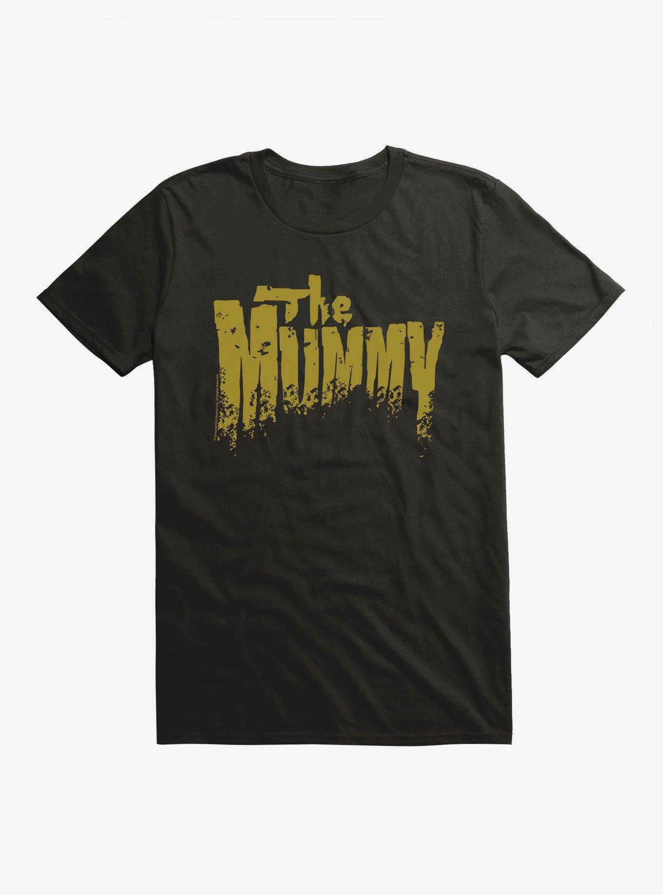 Universal Monsters The Mummy Worn Title T-Shirt, BLACK, hi-res