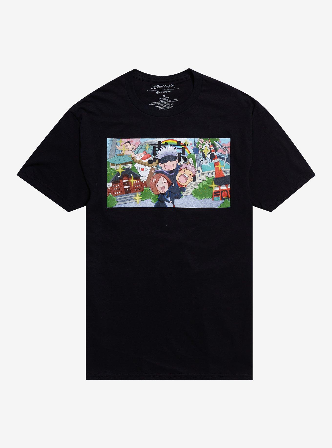 Jujutsu Kaisen Tokyo Chibi Trio T-Shirt, BLACK, hi-res