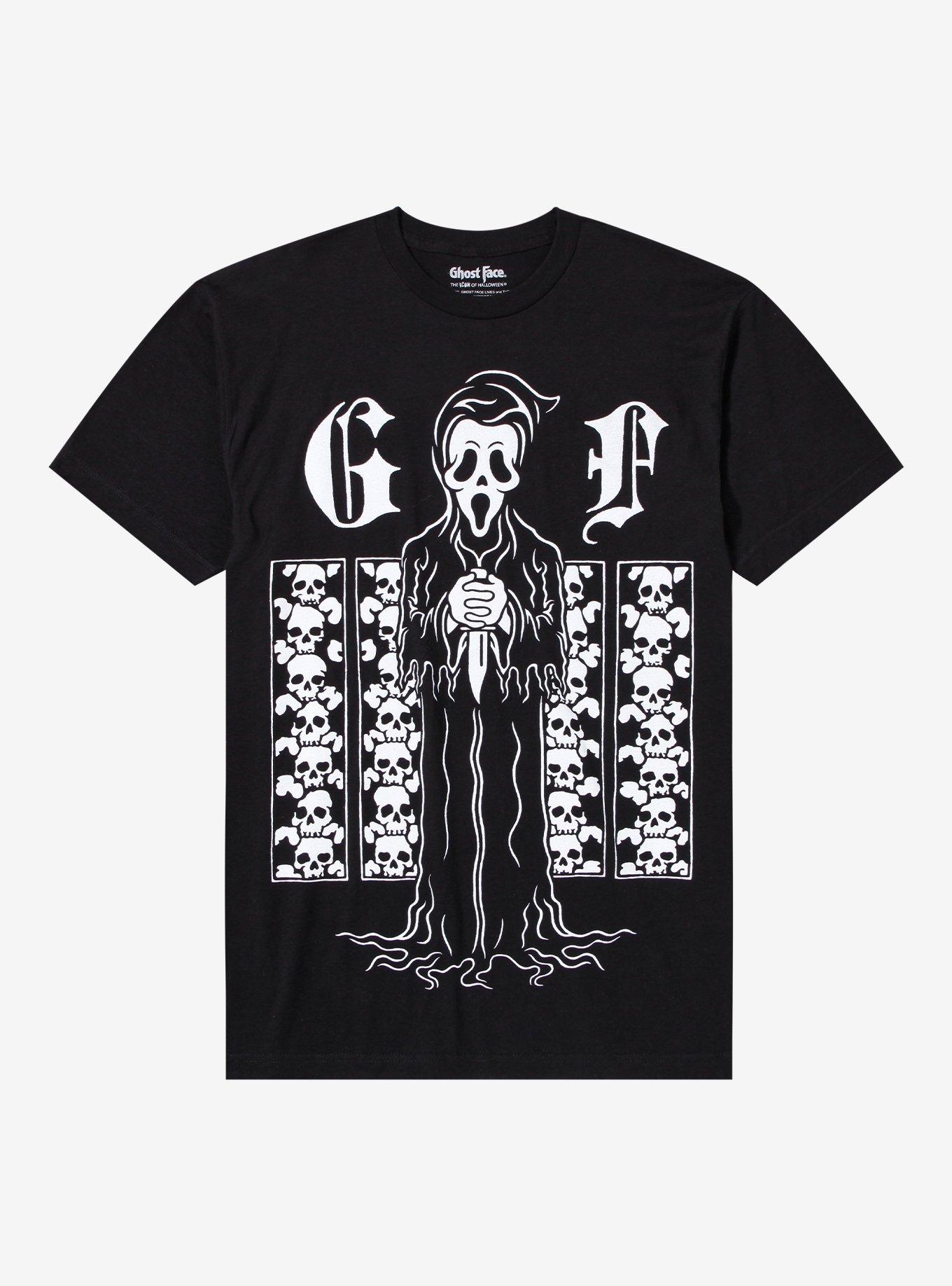 Ghost Face Skull Crypt T-Shirt, , hi-res