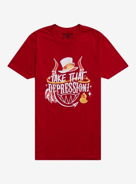 Hazbin Hotel Take That Depression Quote T-Shirt Hot Topic
