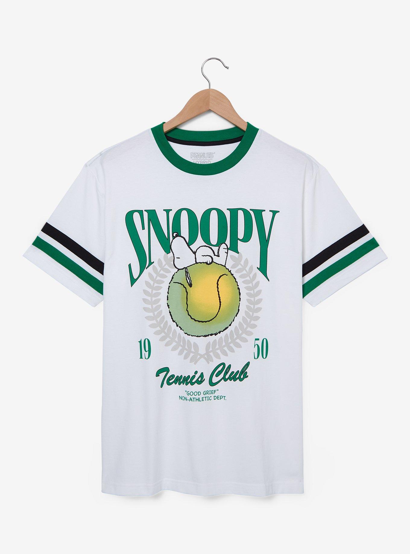 Peanuts Snoopy Tennis Club Ringer T-Shirt - BoxLunch Exclusive, MULTI, hi-res