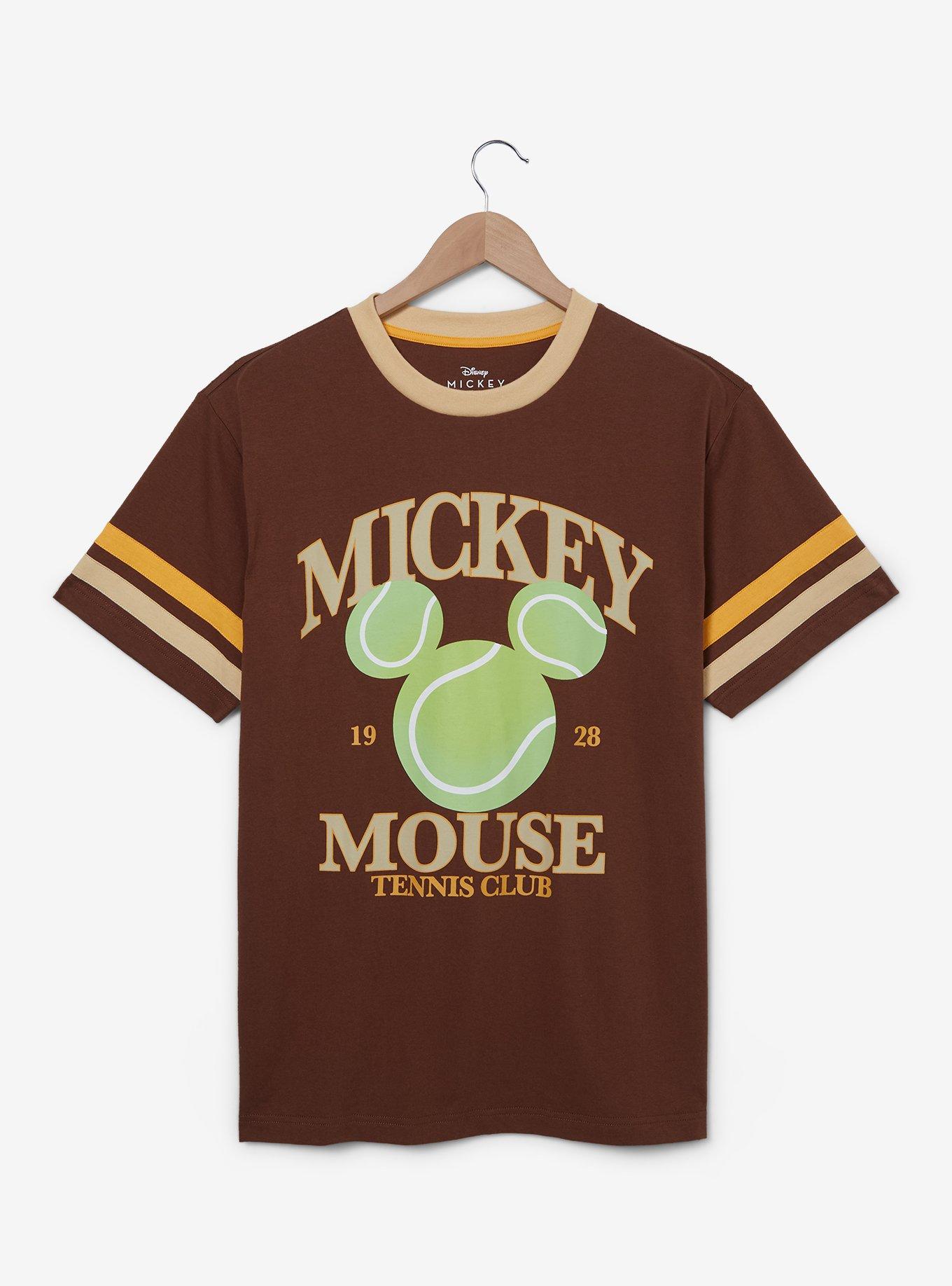 Disney Mickey Mouse Tennis Club Ringer T-Shirt - BoxLunch Exclusive, MULTI, hi-res