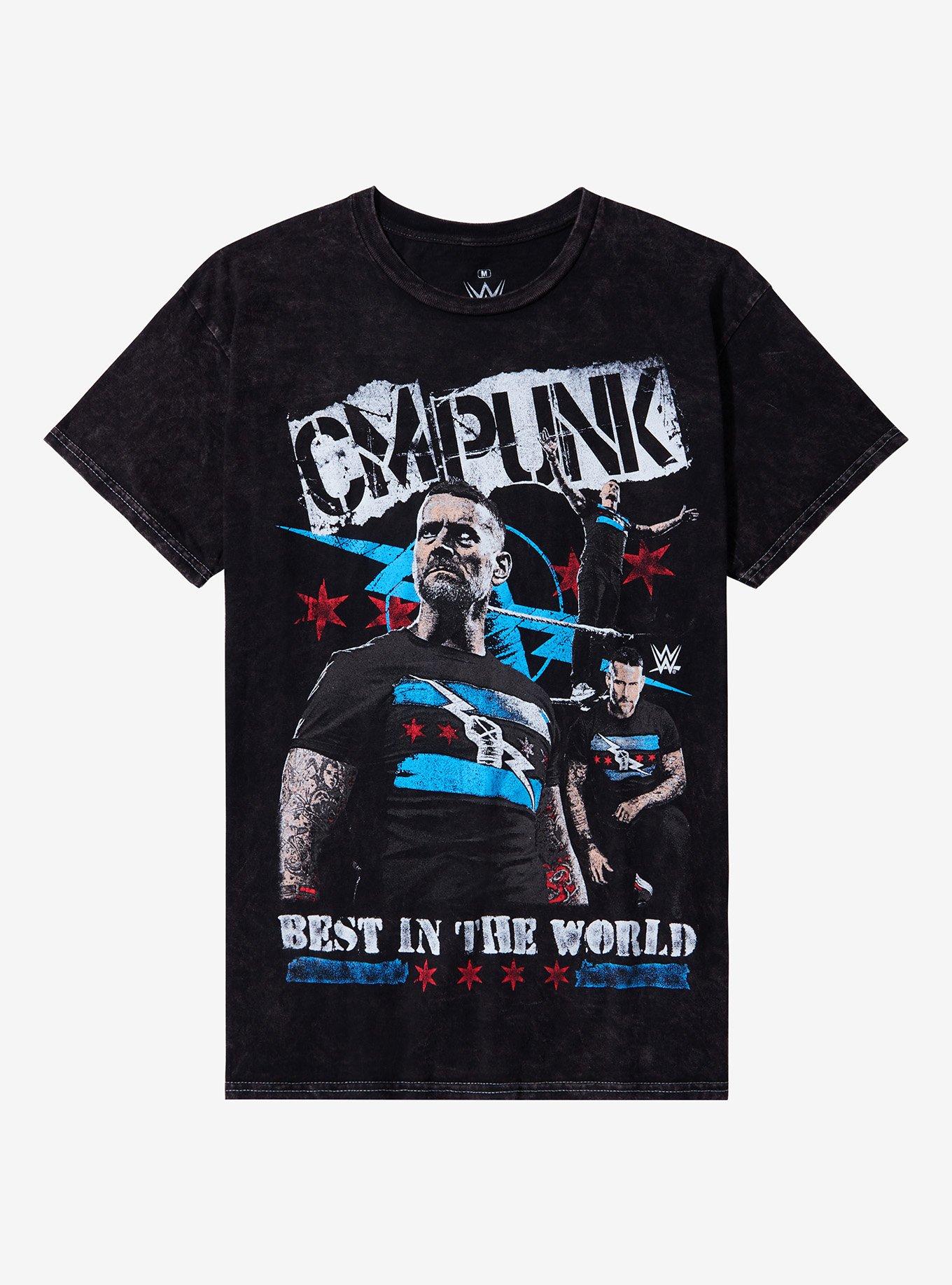 WWE CM Punk Photo Collage T-Shirt, , hi-res