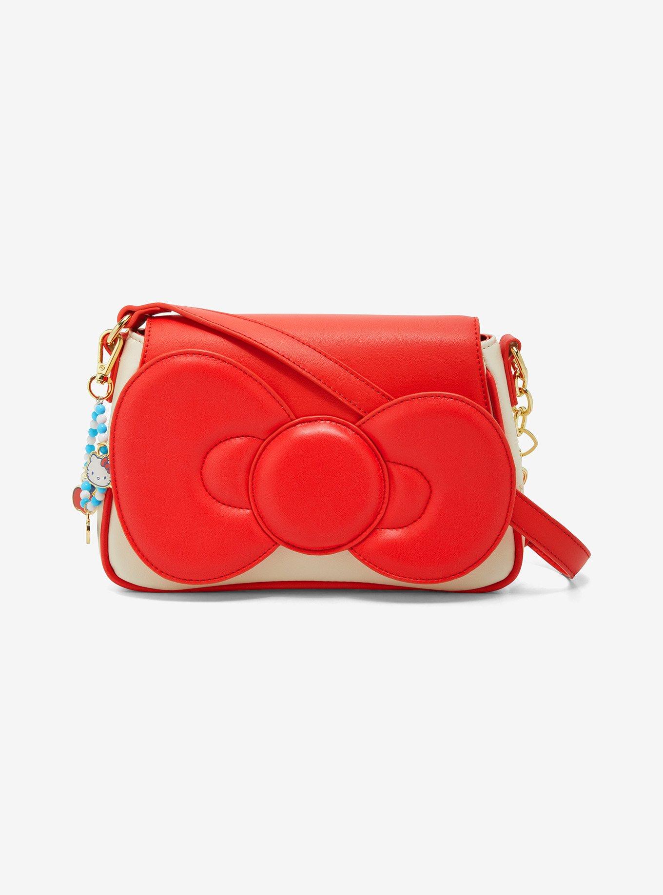 Her Universe Hello Kitty Red Bow Baguette Bag