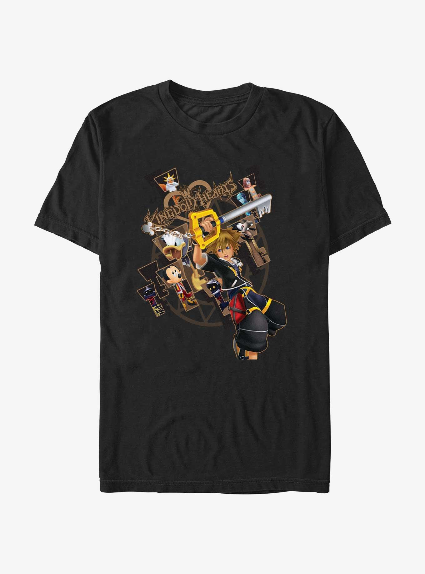 Disney Kingdom Hearts Key Master T-Shirt, BLACK, hi-res