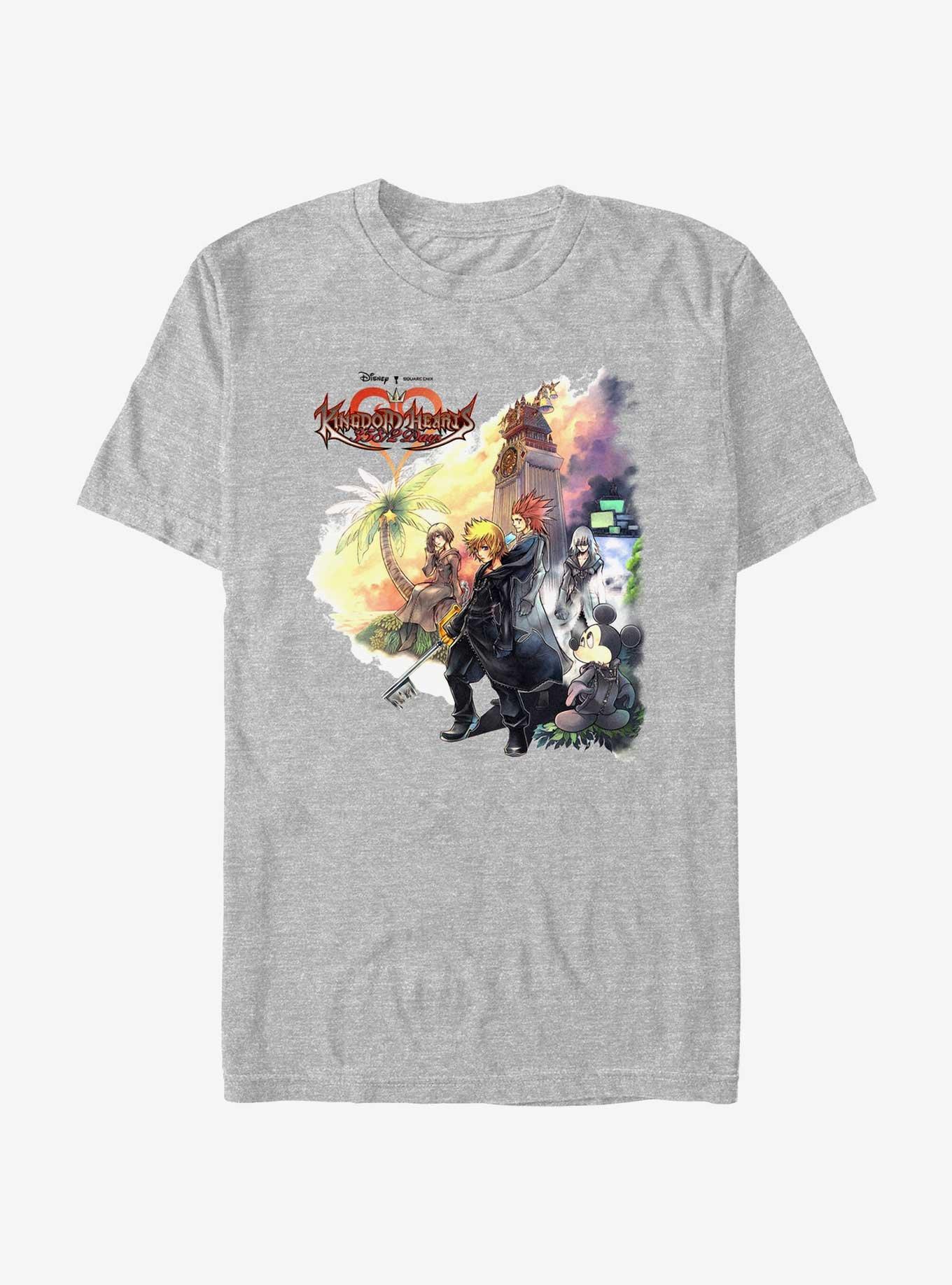 Disney Kingdom Hearts Cover T-Shirt, ATH HTR, hi-res