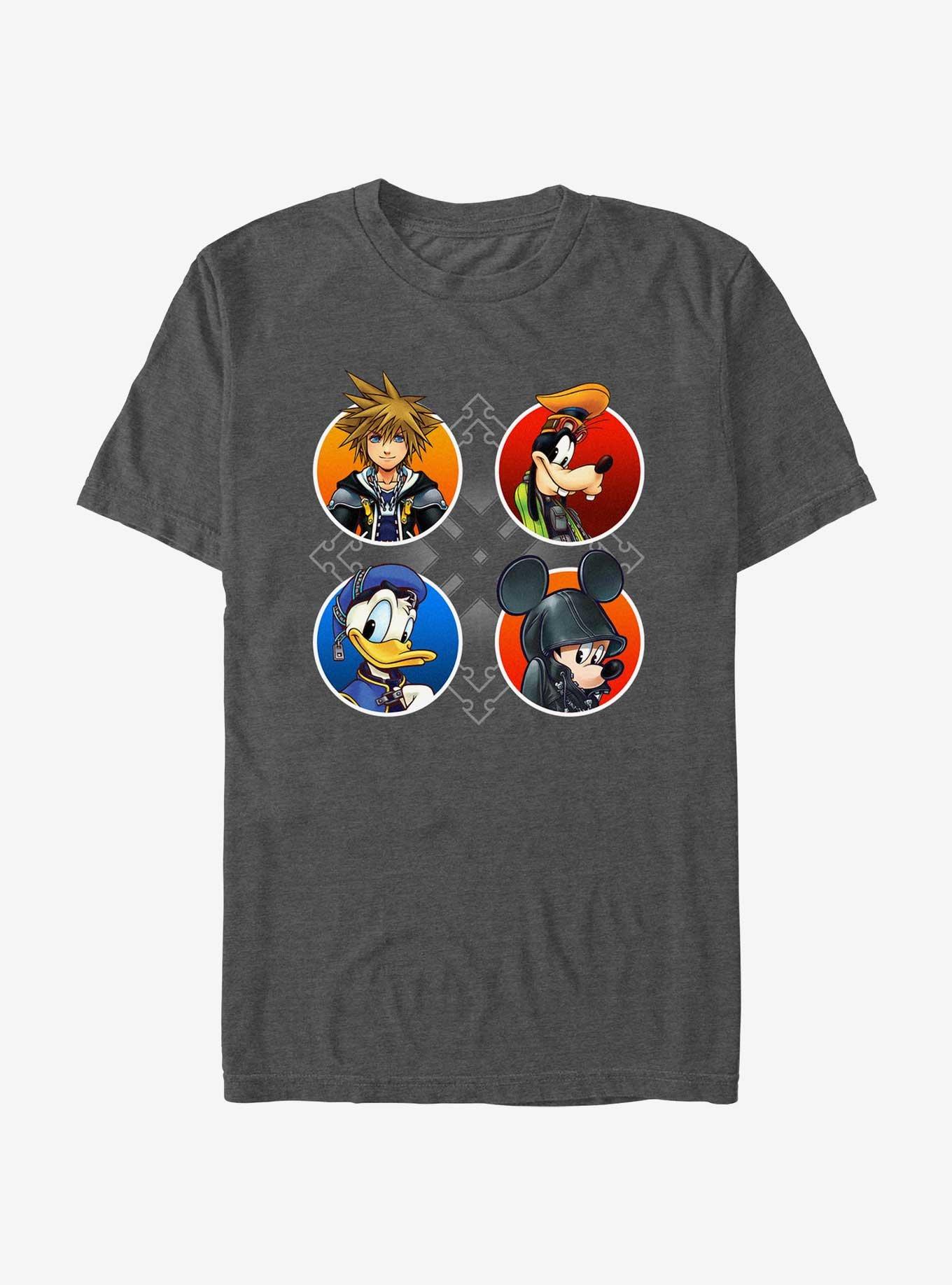 Disney Kingdom Hearts Life Circles T-Shirt, CHAR HTR, hi-res