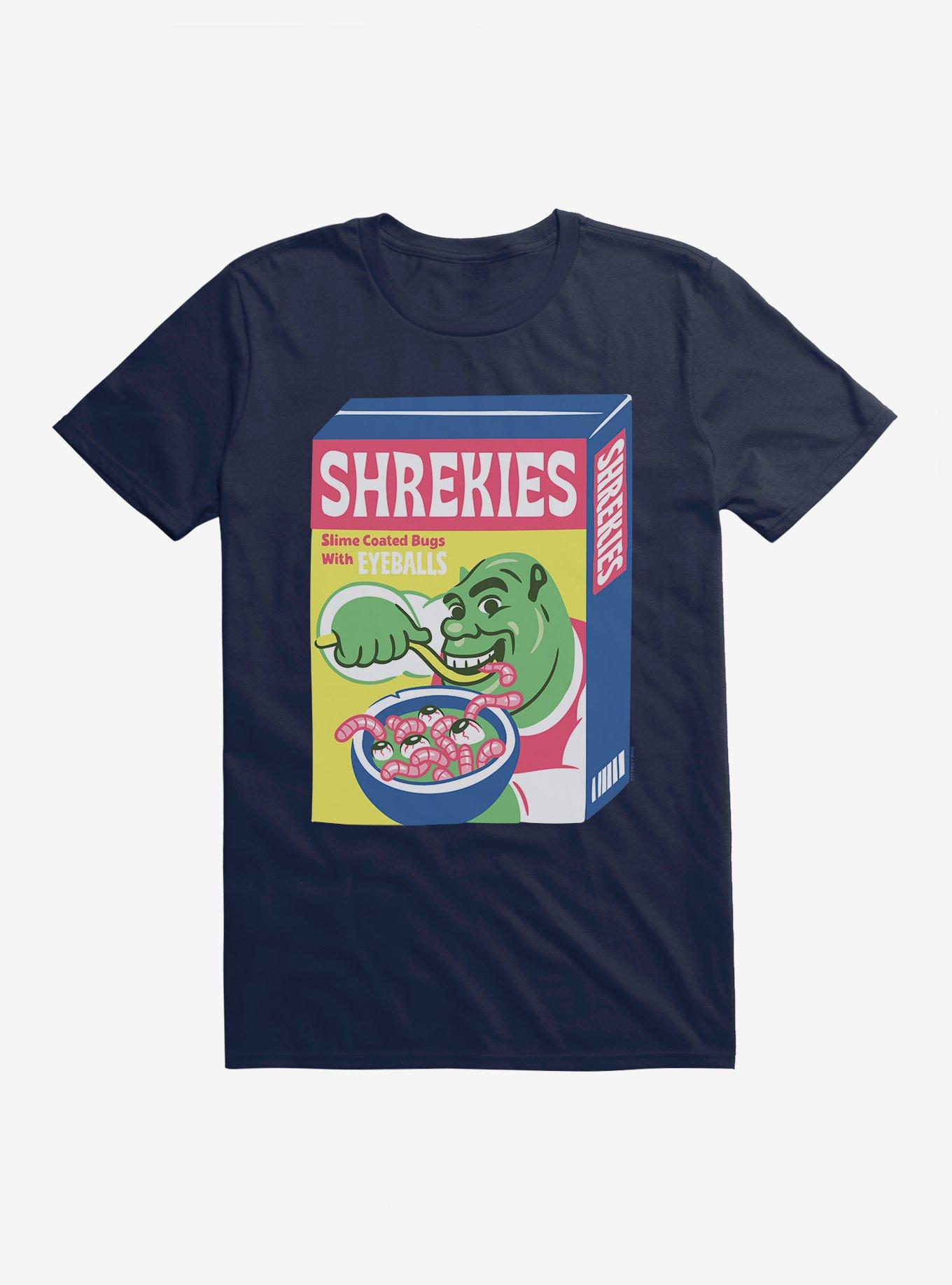Shrek Shrekies Cereal T-Shirt, MIDNIGHT NAVY, hi-res