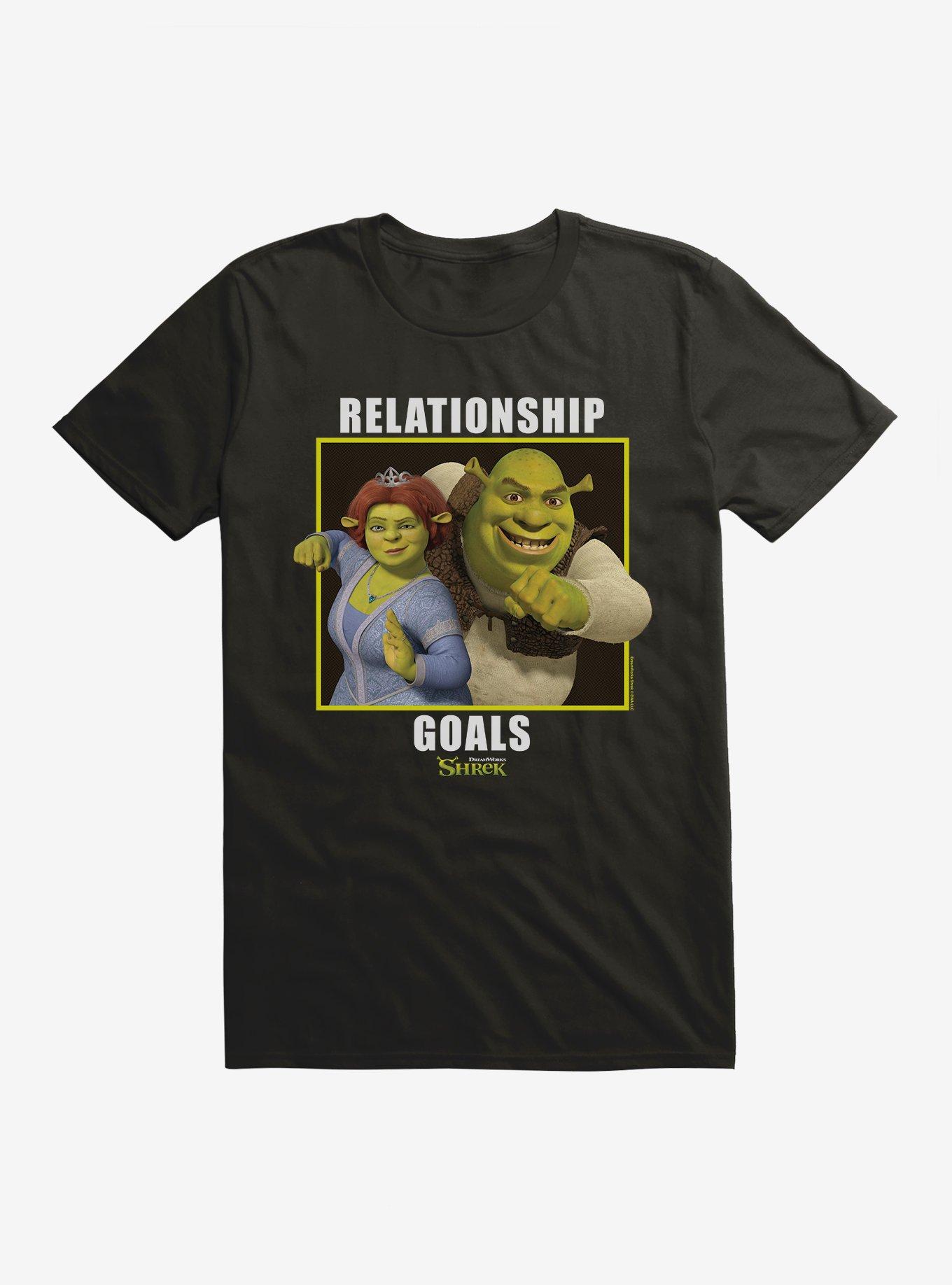 Shrek Relationship Goals T-Shirt, BLACK, hi-res