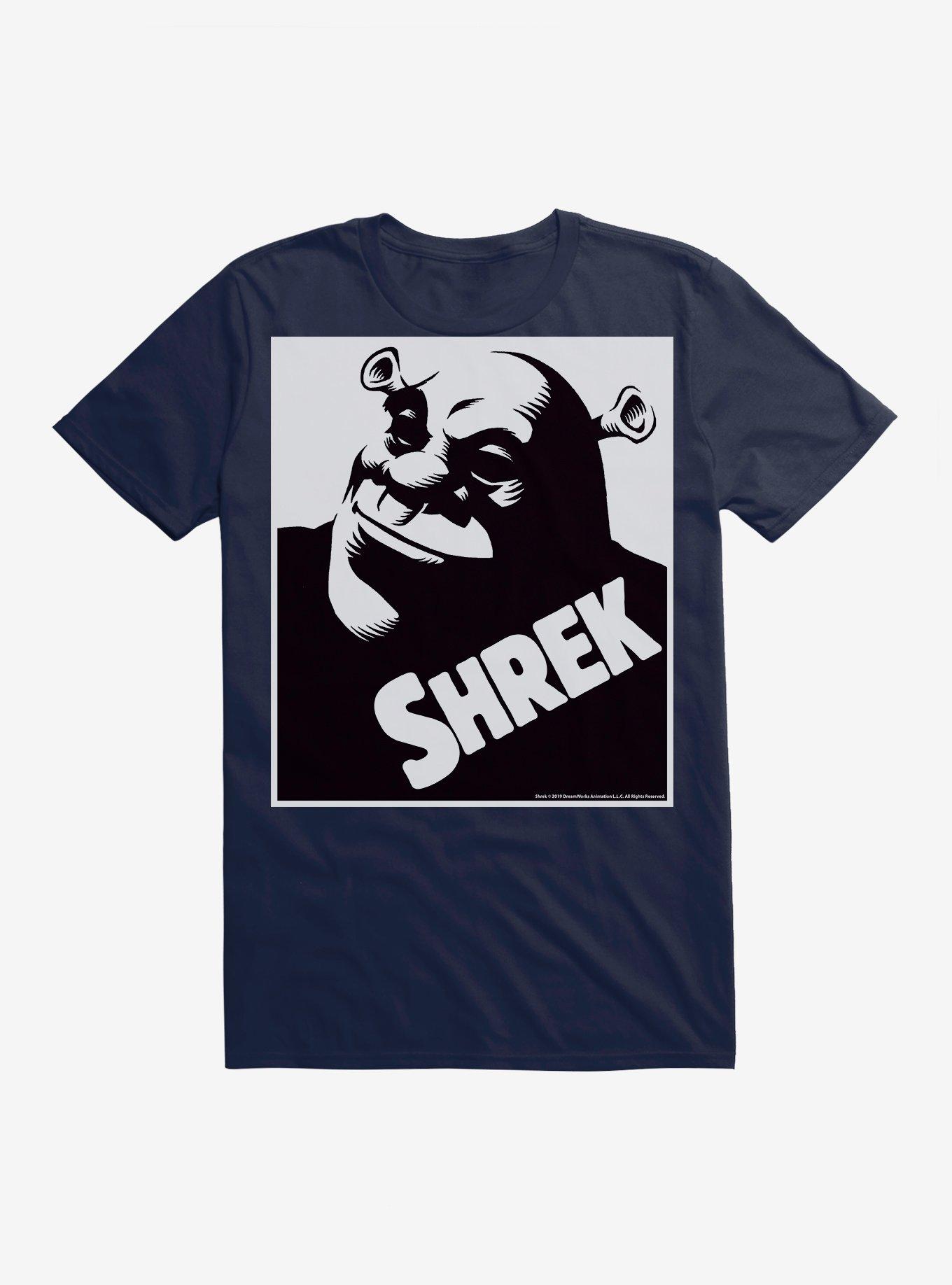 Shrek Black and White T-Shirt