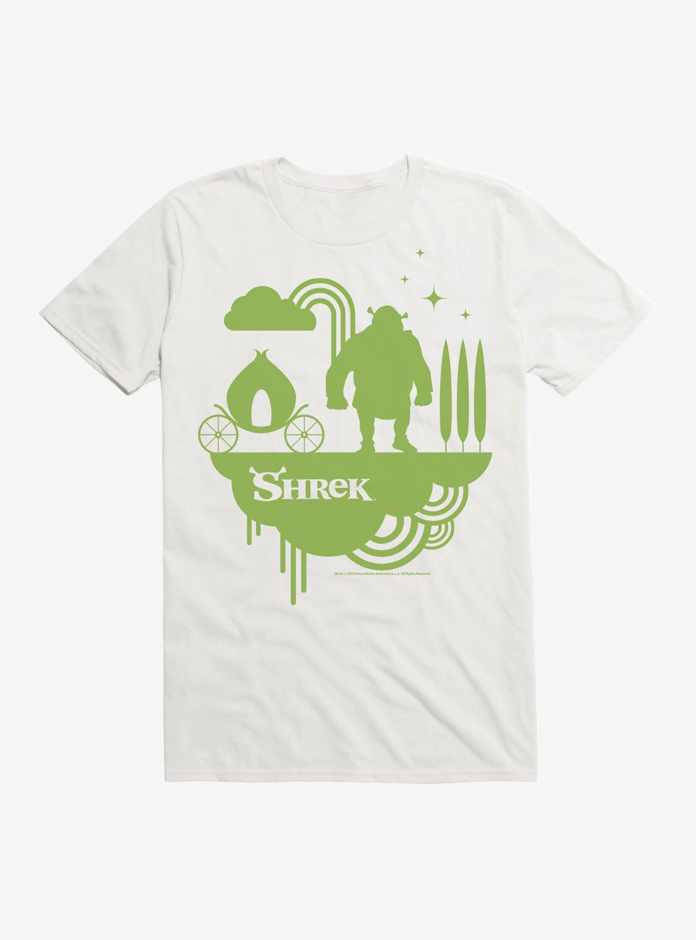 Shrek Onion Carriage Outline T-Shirt, , hi-res