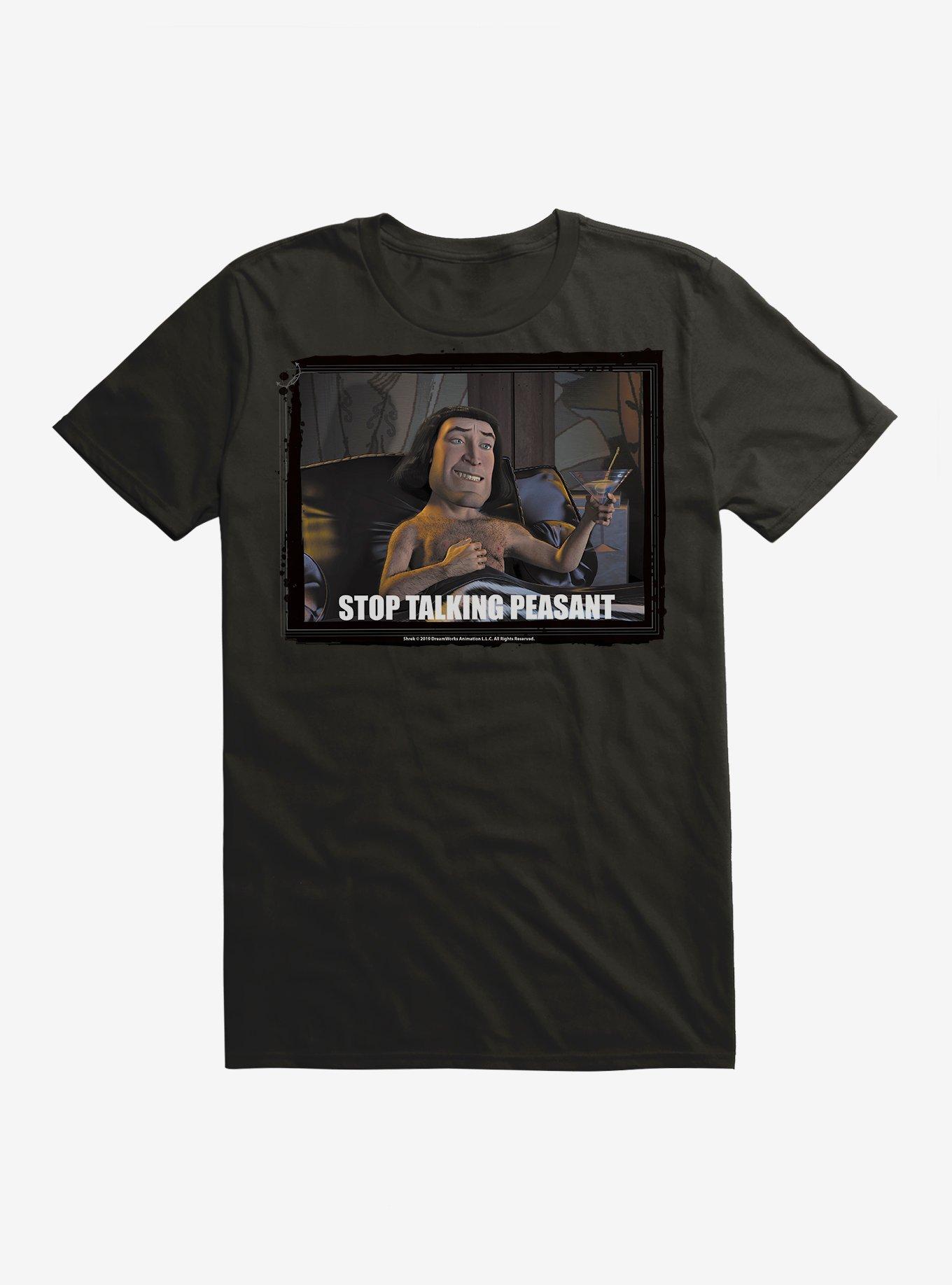 Shrek Farquaad Stop Talking Peasant T-Shirt, , hi-res