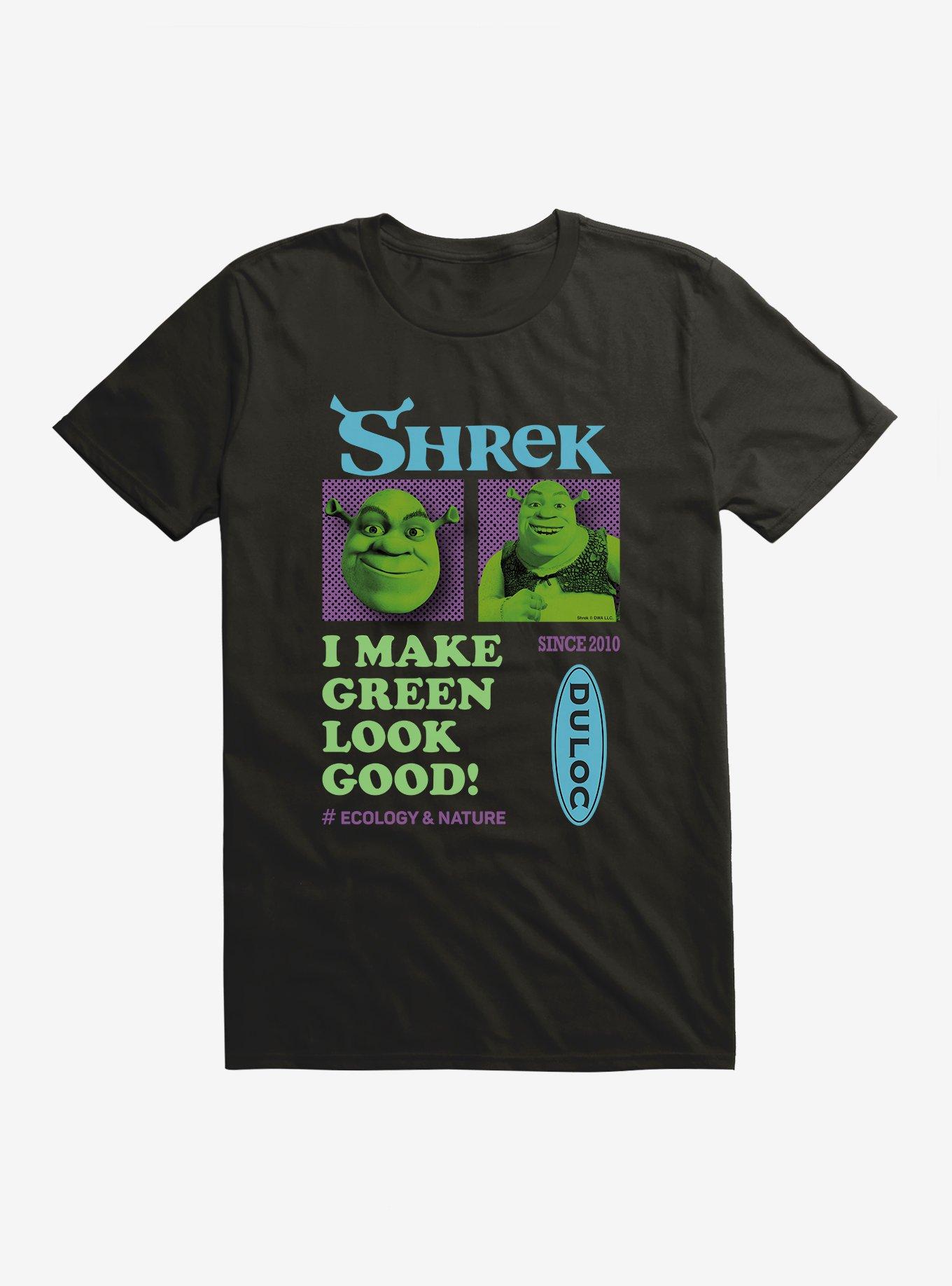 Shrek Green Look Good T-Shirt, BLACK, hi-res