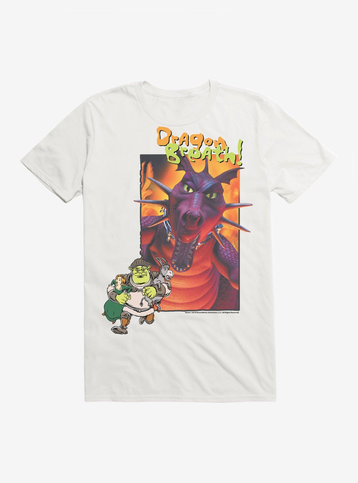 Shrek Dragon Breath Poster T-Shirt, , hi-res