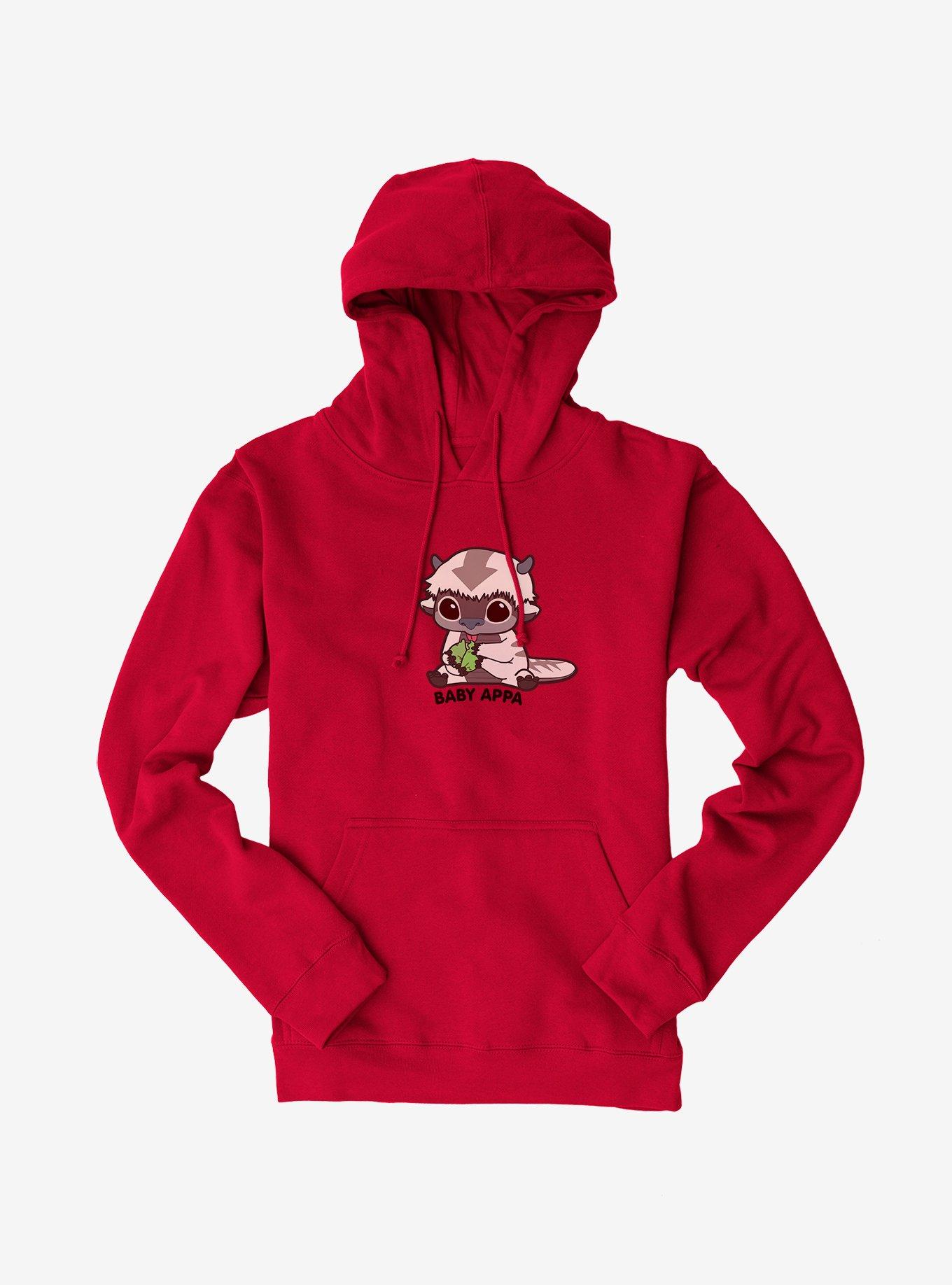 Avatar: The Last Airbender Baby Appa Hoodie, RED, hi-res