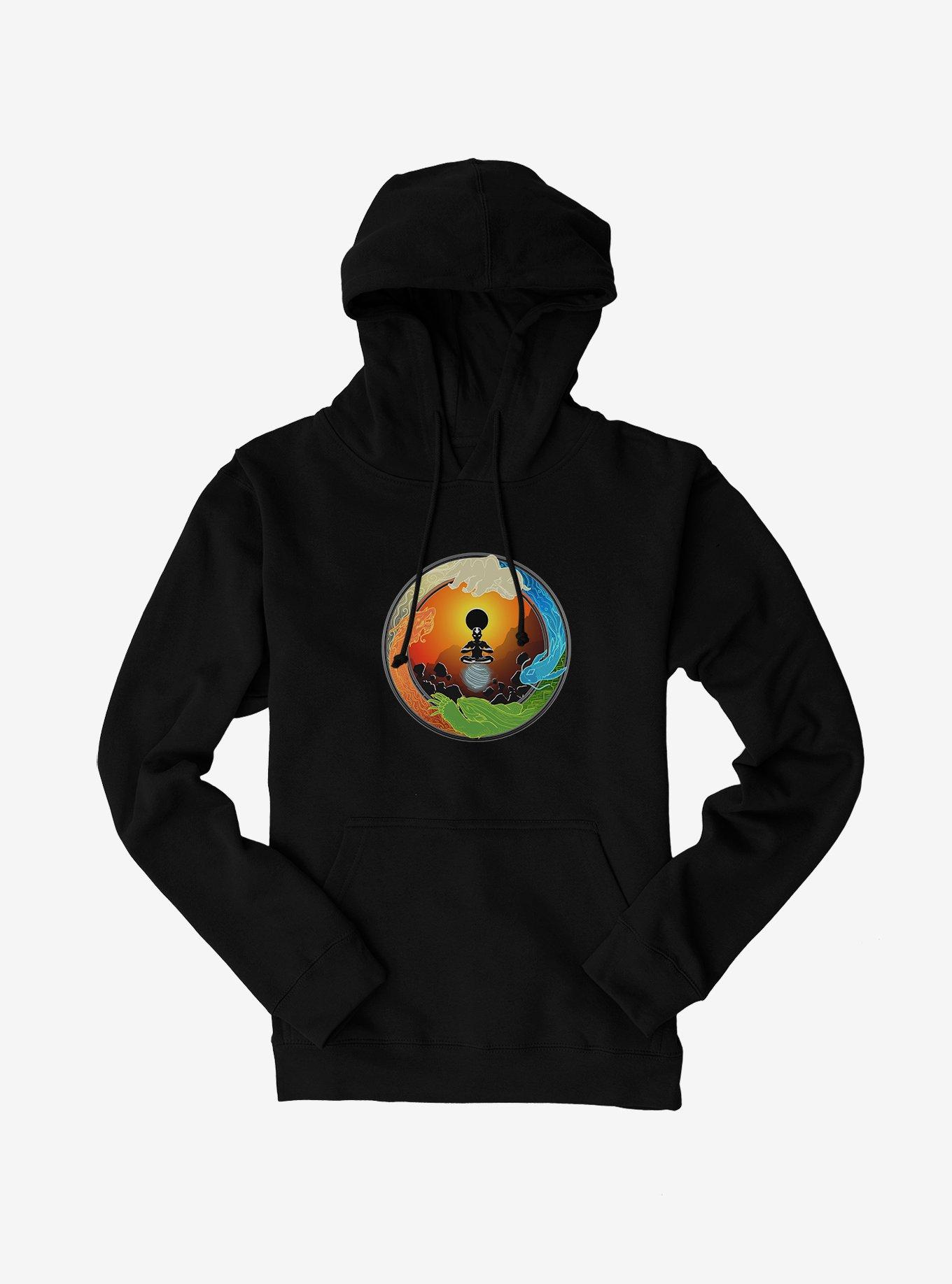 Avatar: The Last Airbender Eclipsing Balance Hoodie, BLACK, hi-res