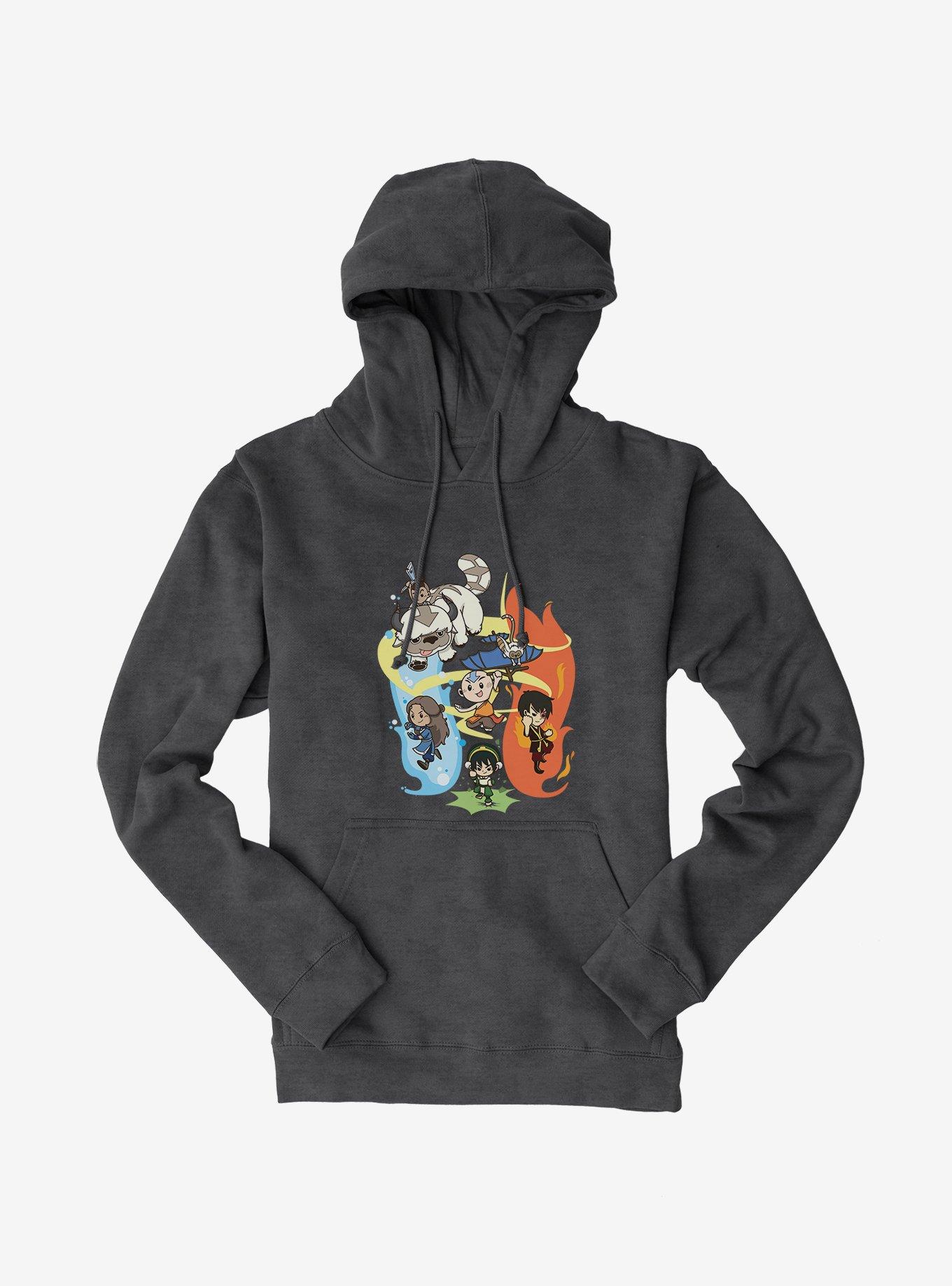 Avatar: The Last Airbender Avatar Book 3 Hoodie, DARK HEATHER, hi-res