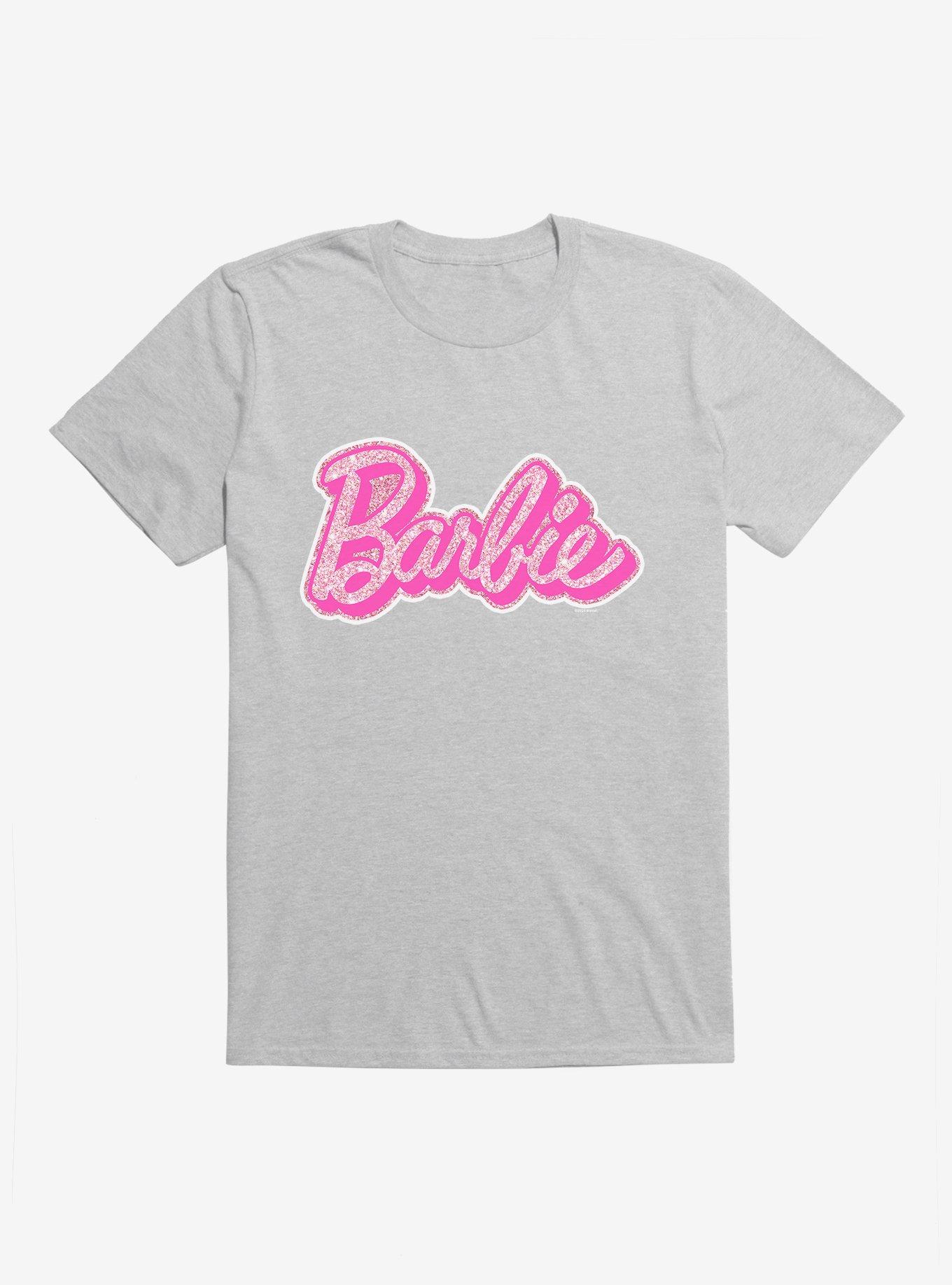 Barbie Glam Logo T-Shirt, HEATHER GREY, hi-res