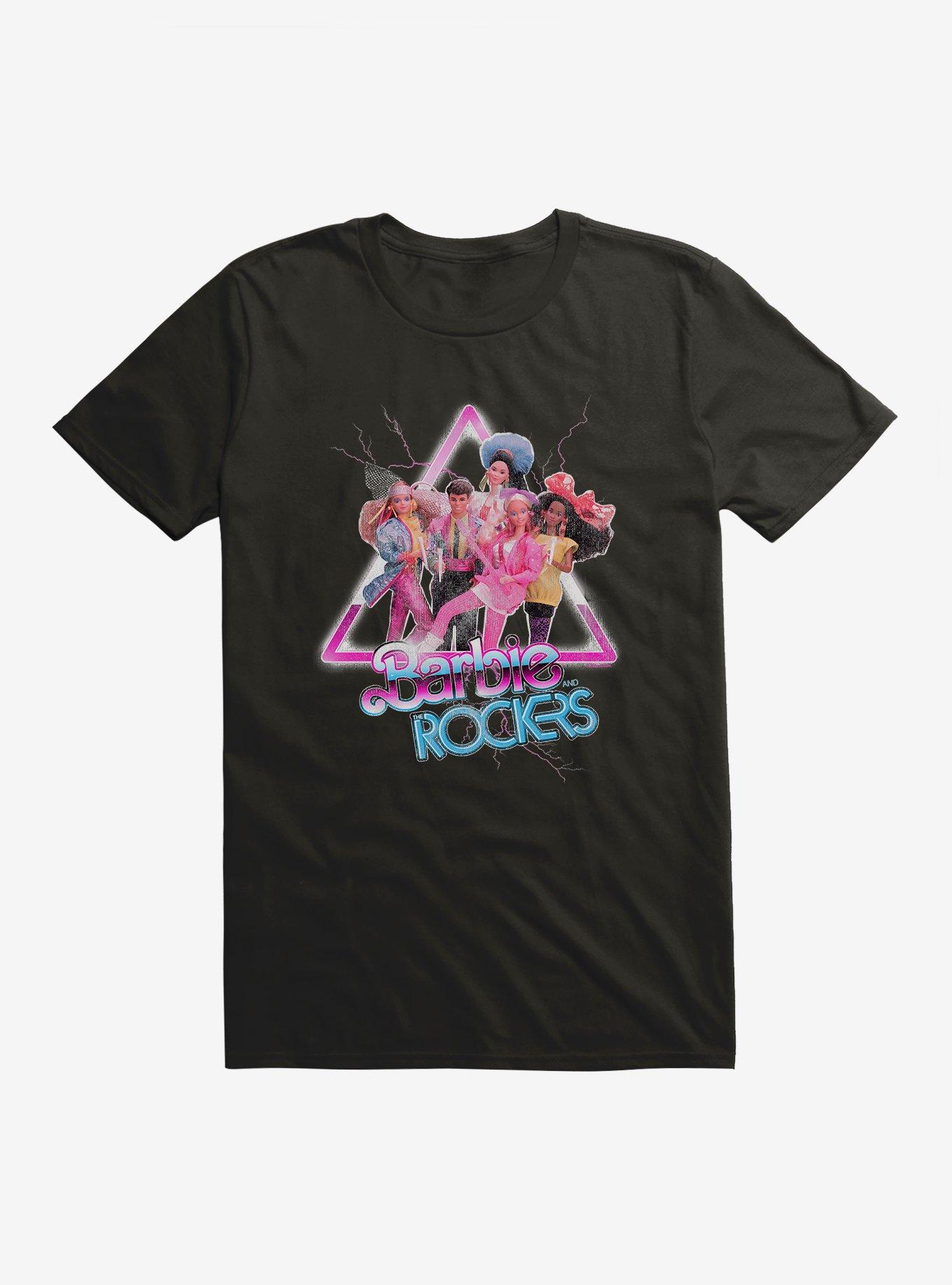 Barbie And The Rockers Eighties Glam T-Shirt, BLACK, hi-res