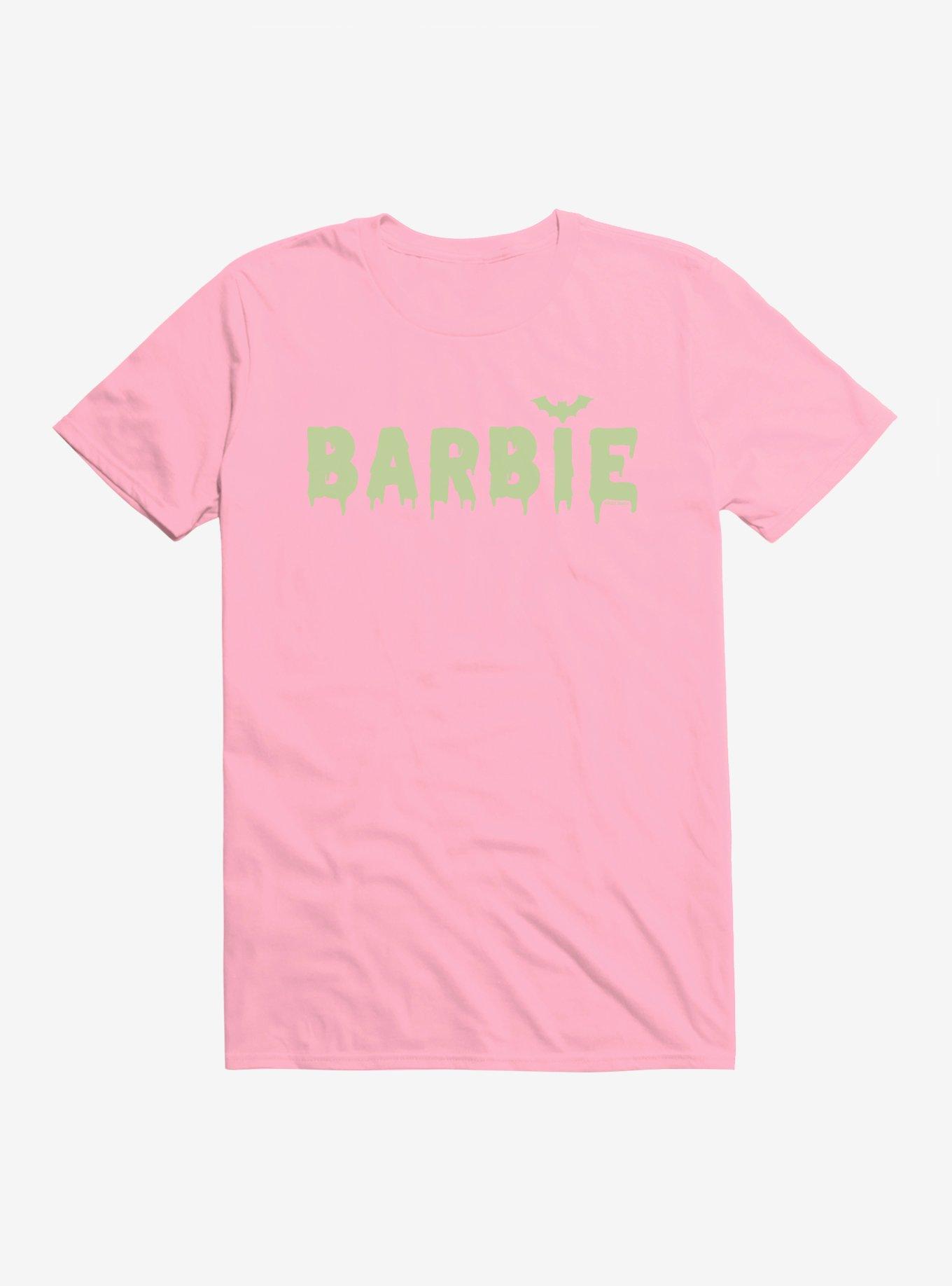 Barbie Haloween Drip Bat Logo T-Shirt, CHARITY PINK, hi-res