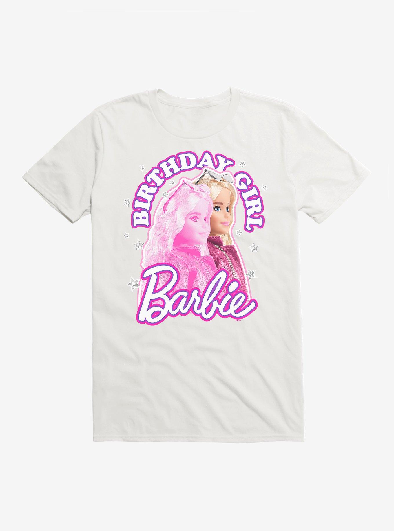 Barbie Pink Silhouette T-Shirt, WHITE, hi-res