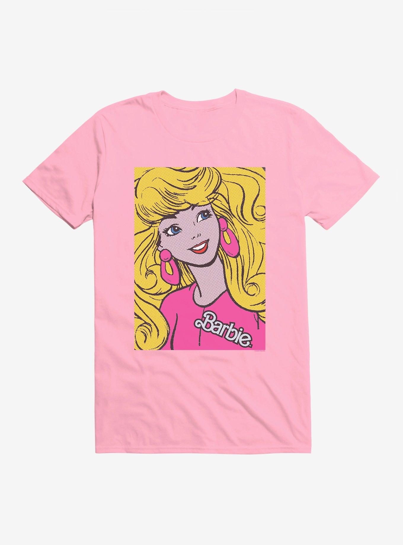 Barbie Pop Art Portrait T-Shirt, CHARITY PINK, hi-res