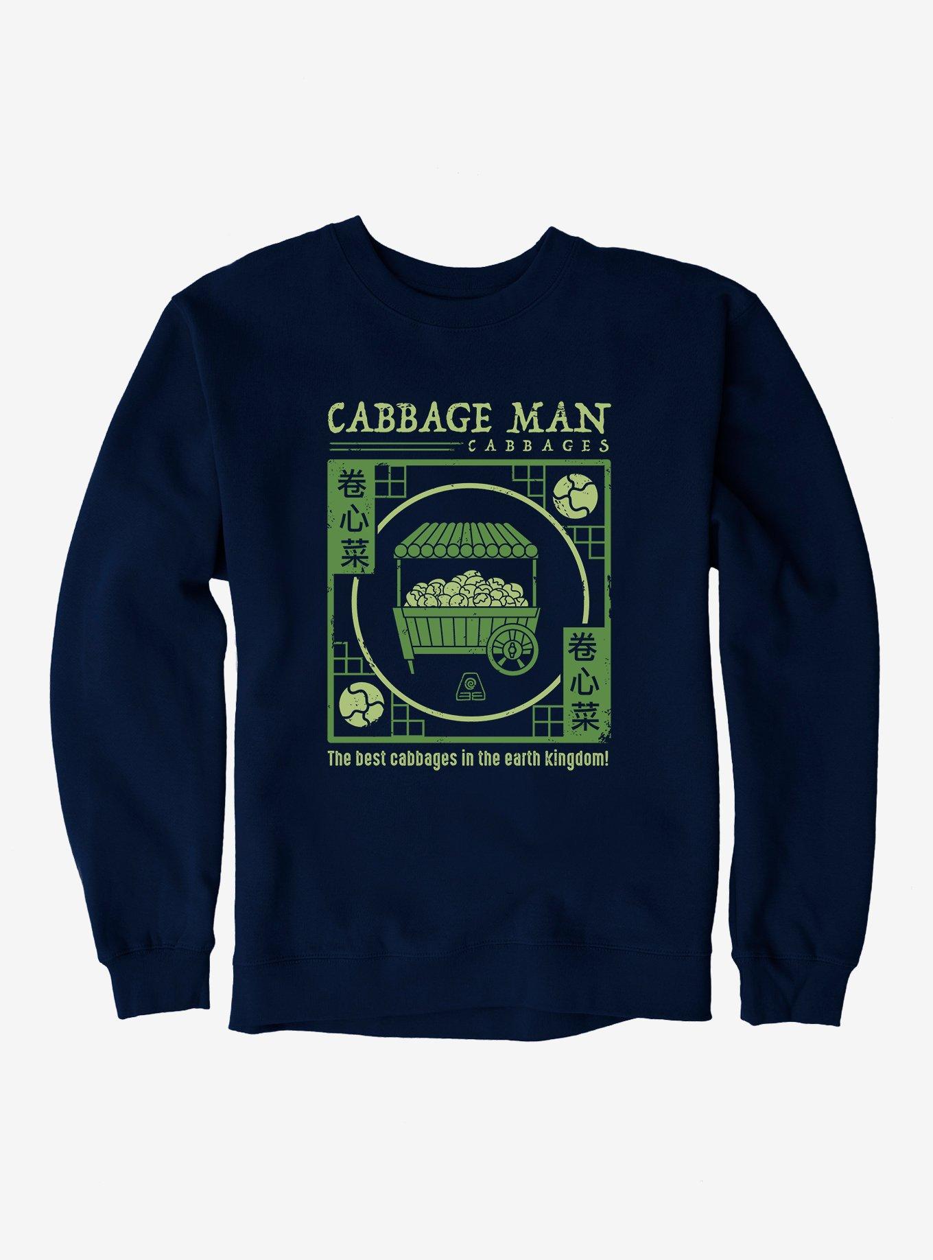 Avatar: The Last Airbender Cabbage Man Cabbages Sweatshirt, , hi-res