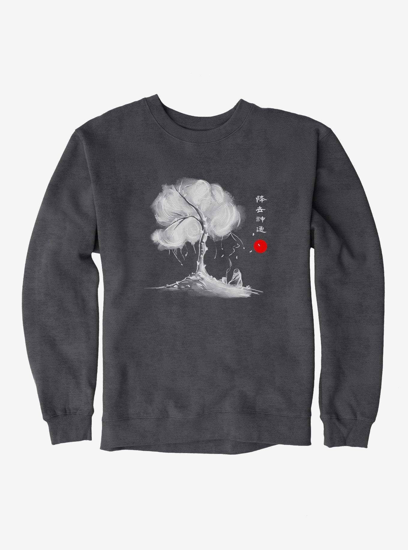 Avatar: The Last Airbender Leaves From The Vine Sweatshirt, DARK HEATHER, hi-res
