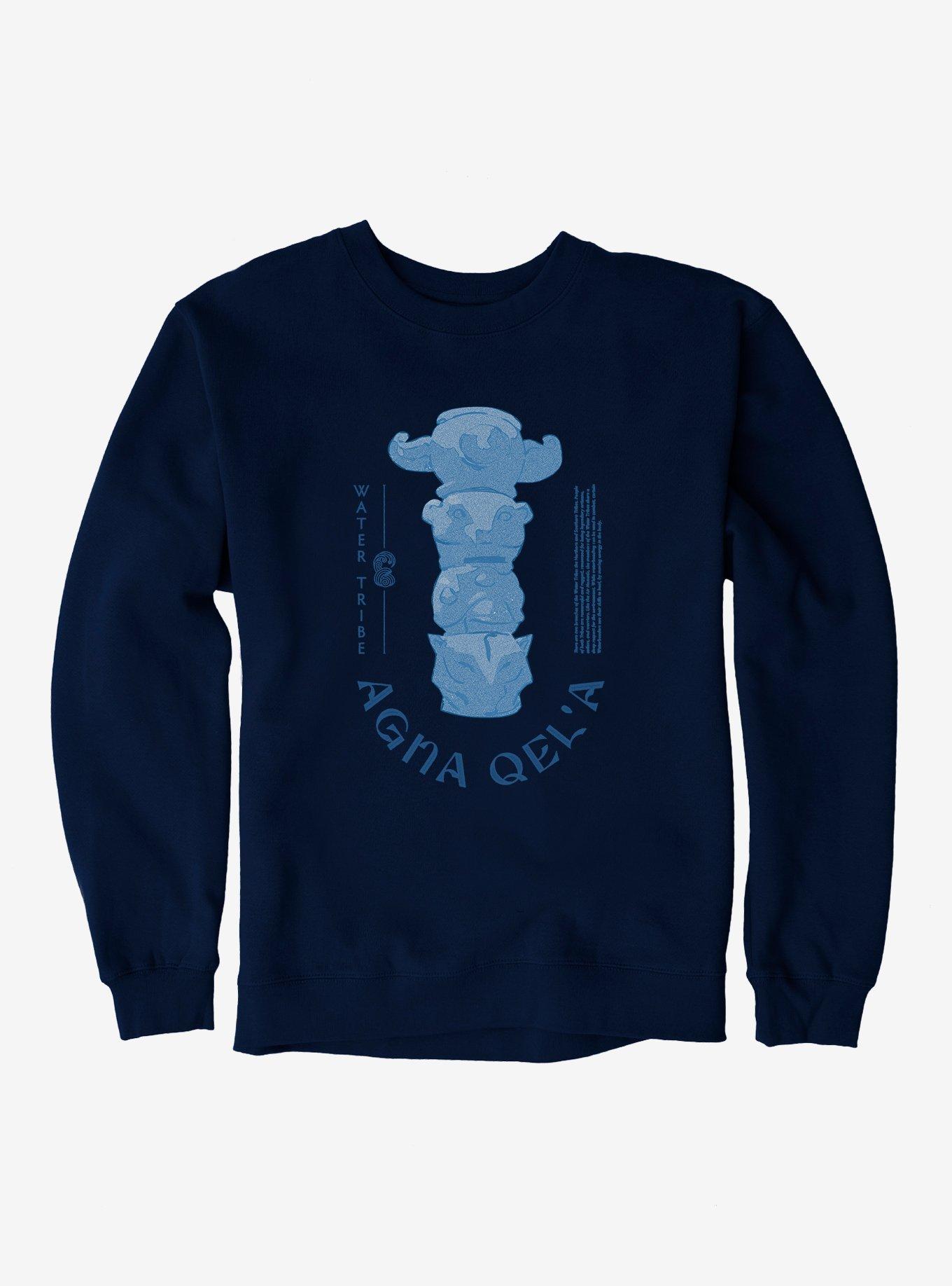 Avatar: The Last Airbender Agna Qel'a Symbol Sweatshirt, NAVY, hi-res