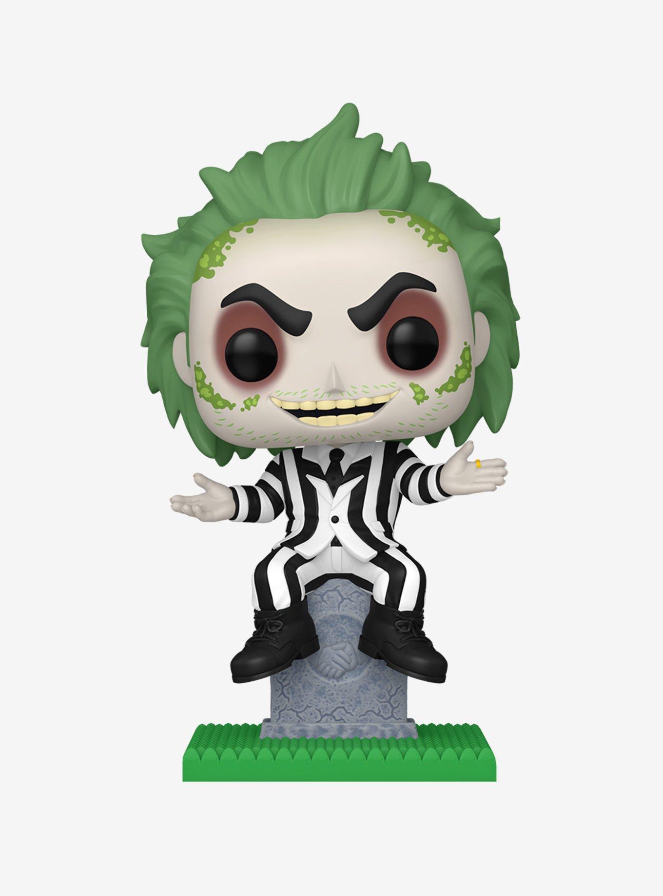 Funko Beetlejuice Pop! Plus Beetlejuice On Tombstone Vinyl Figure, , hi-res