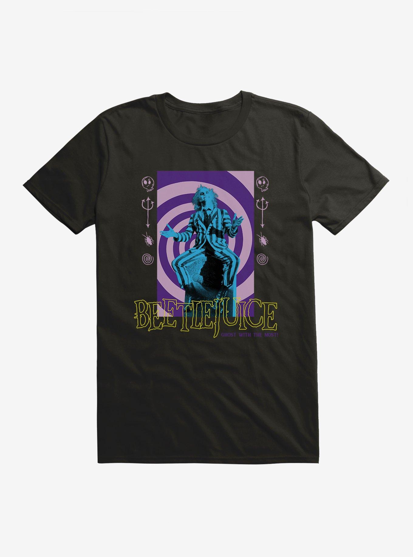 Beetlejuice Swirl T-Shirt, BLACK, hi-res