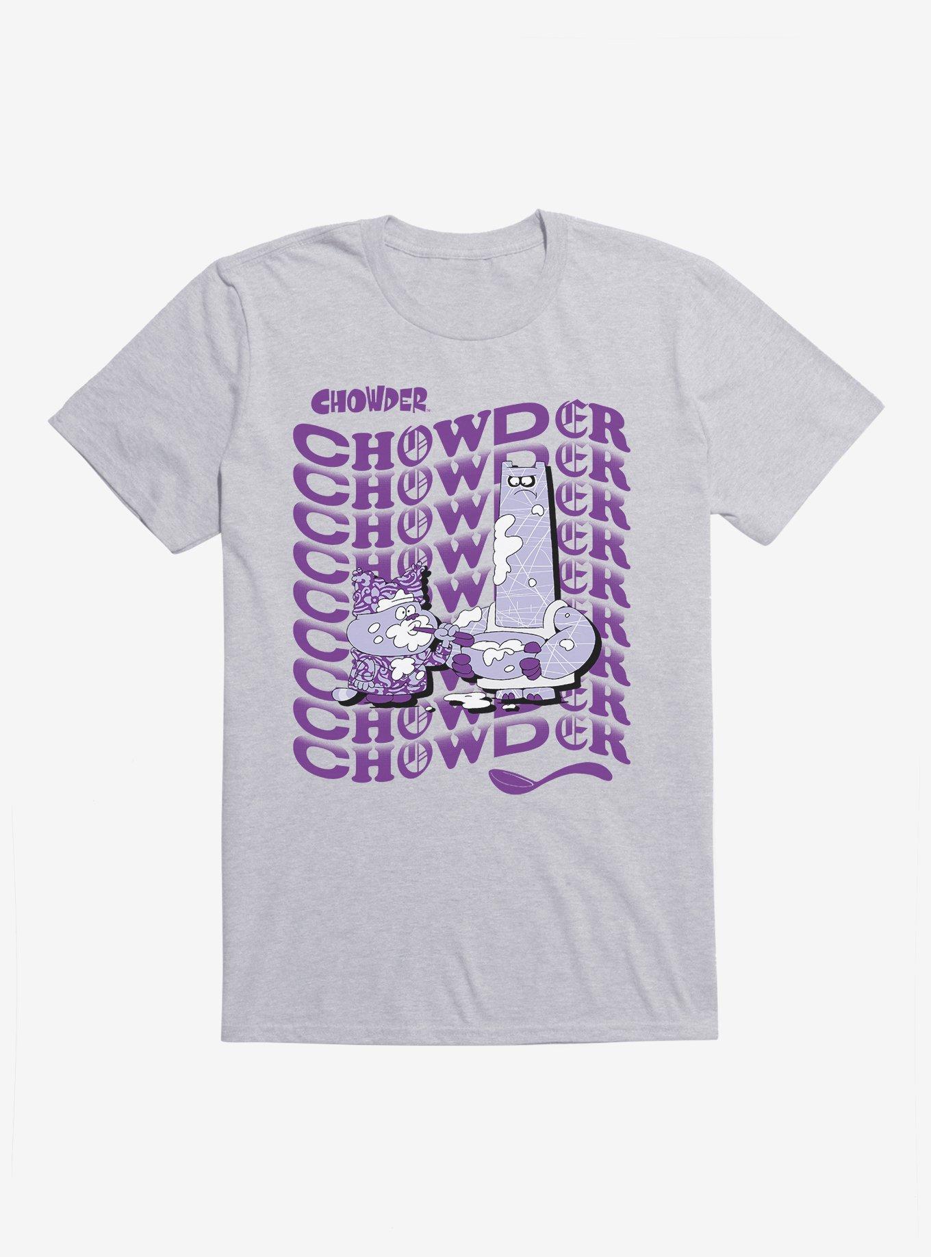 Cartoon Network Chowder And Schnitzel T-Shirt, HEATHER GREY, hi-res