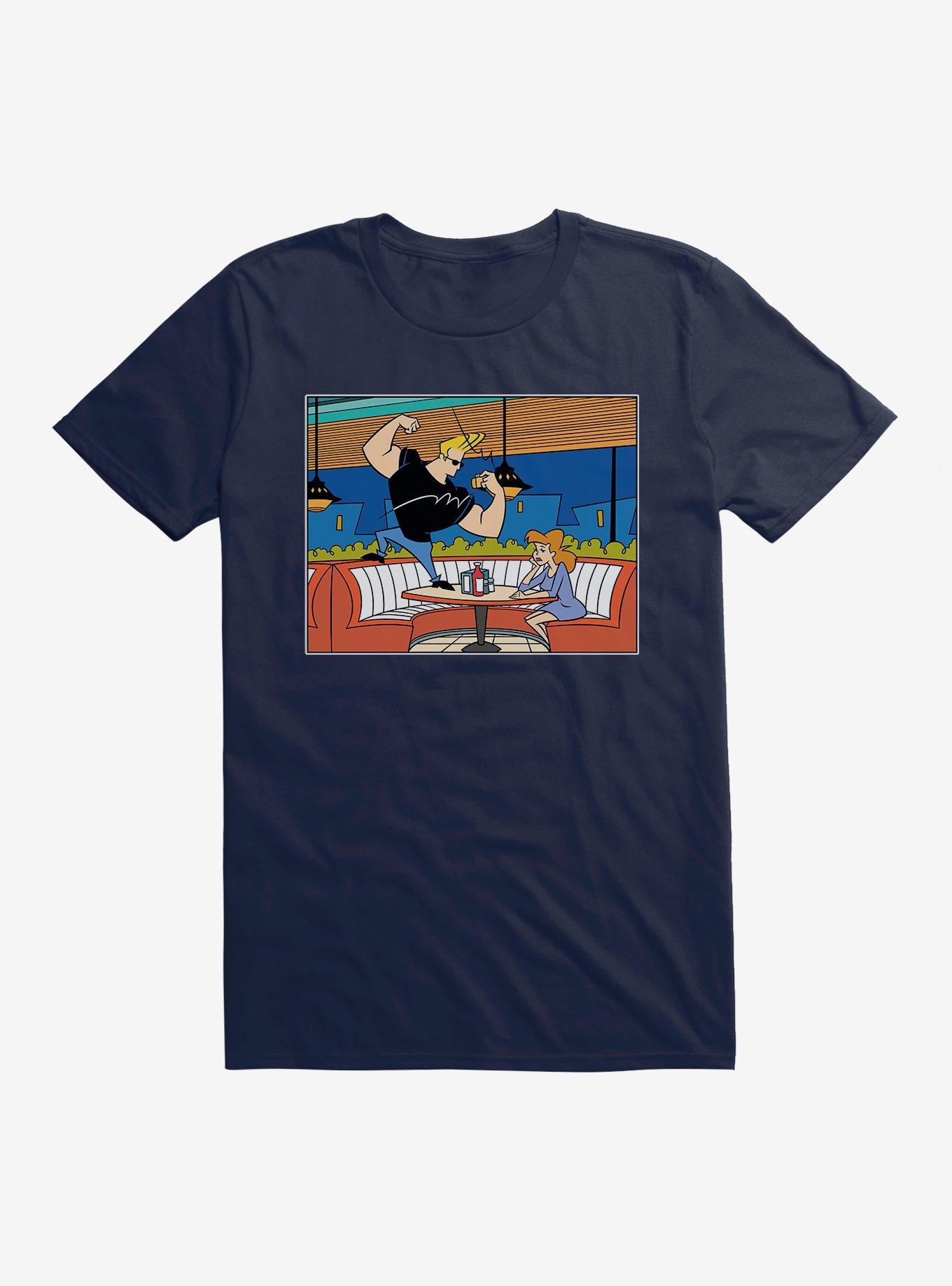 Johnny Bravo Flexing T-Shirt, , hi-res