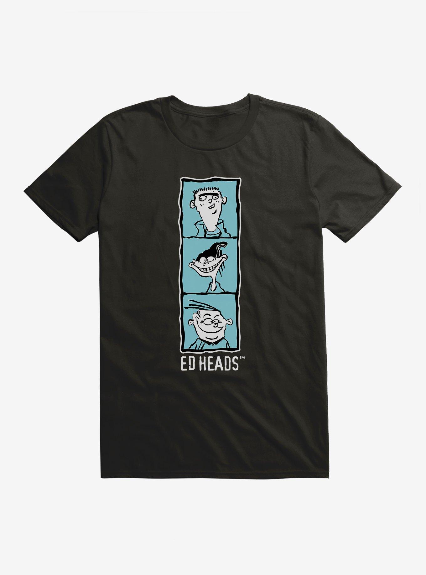 Ed, Edd N Eddy Ed Heads T-Shirt, BLACK, hi-res