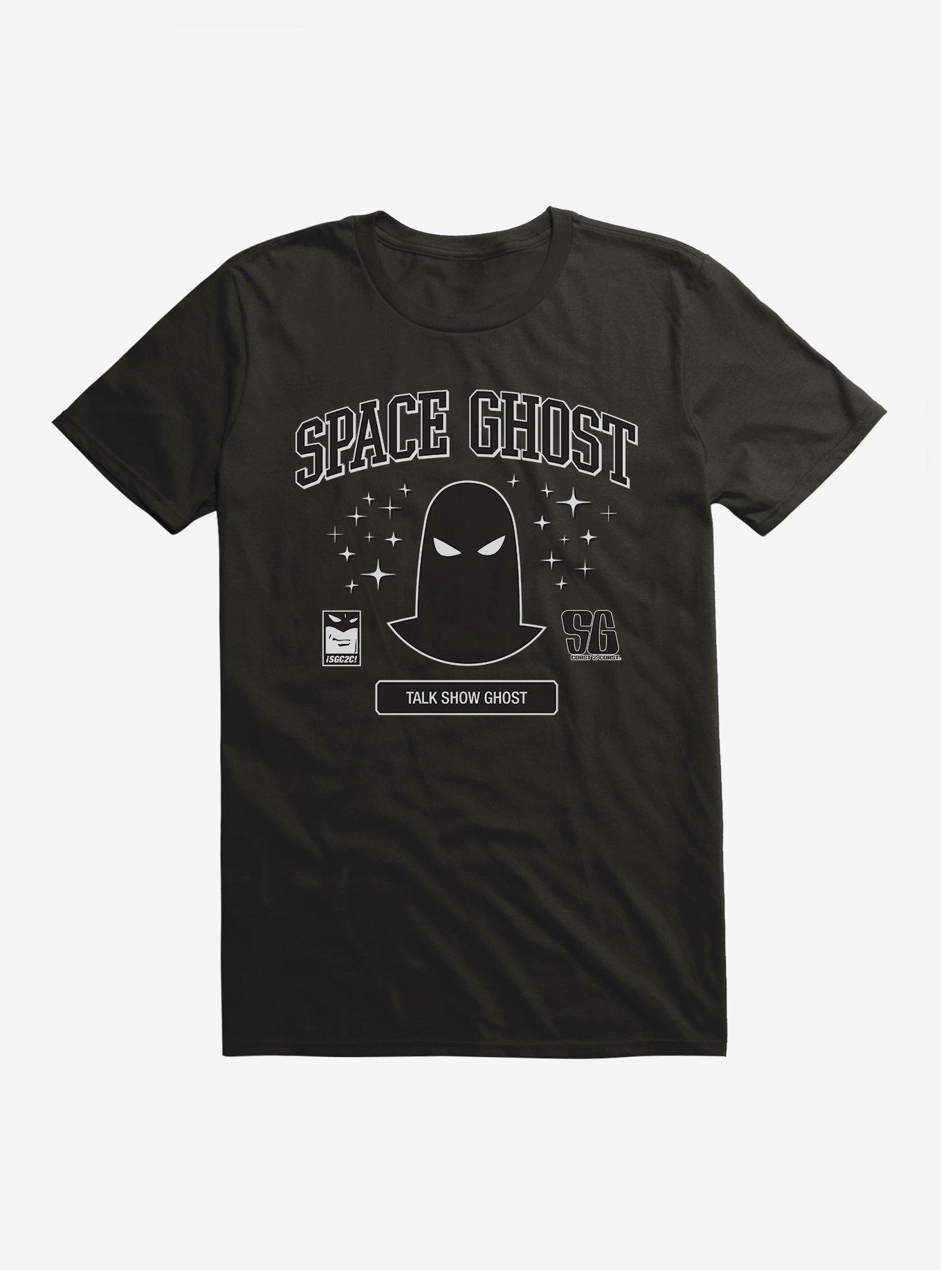 Space Ghost Talk Show Ghost T-Shirt, BLACK, hi-res