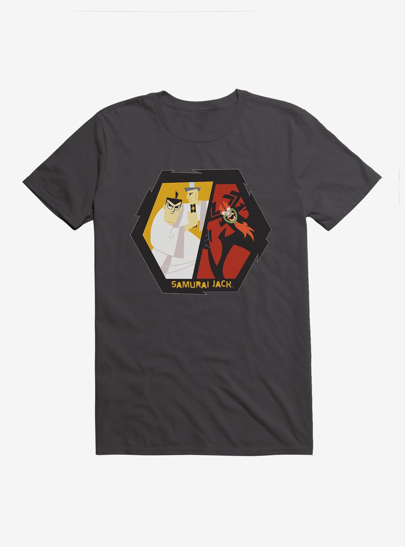 Samurai Jack Aku Split T-Shirt, HEAVY METAL, hi-res