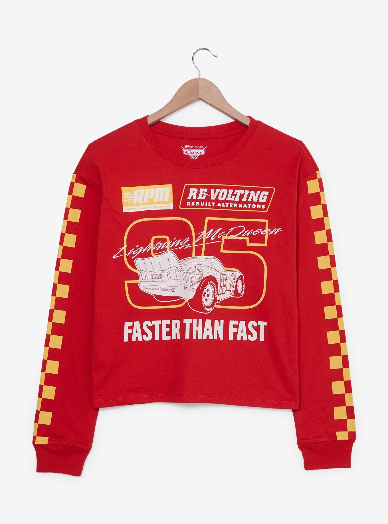 Disney Pixar Cars Lightning McQueen Racing Women's Long Sleeve T-Shirt, , hi-res